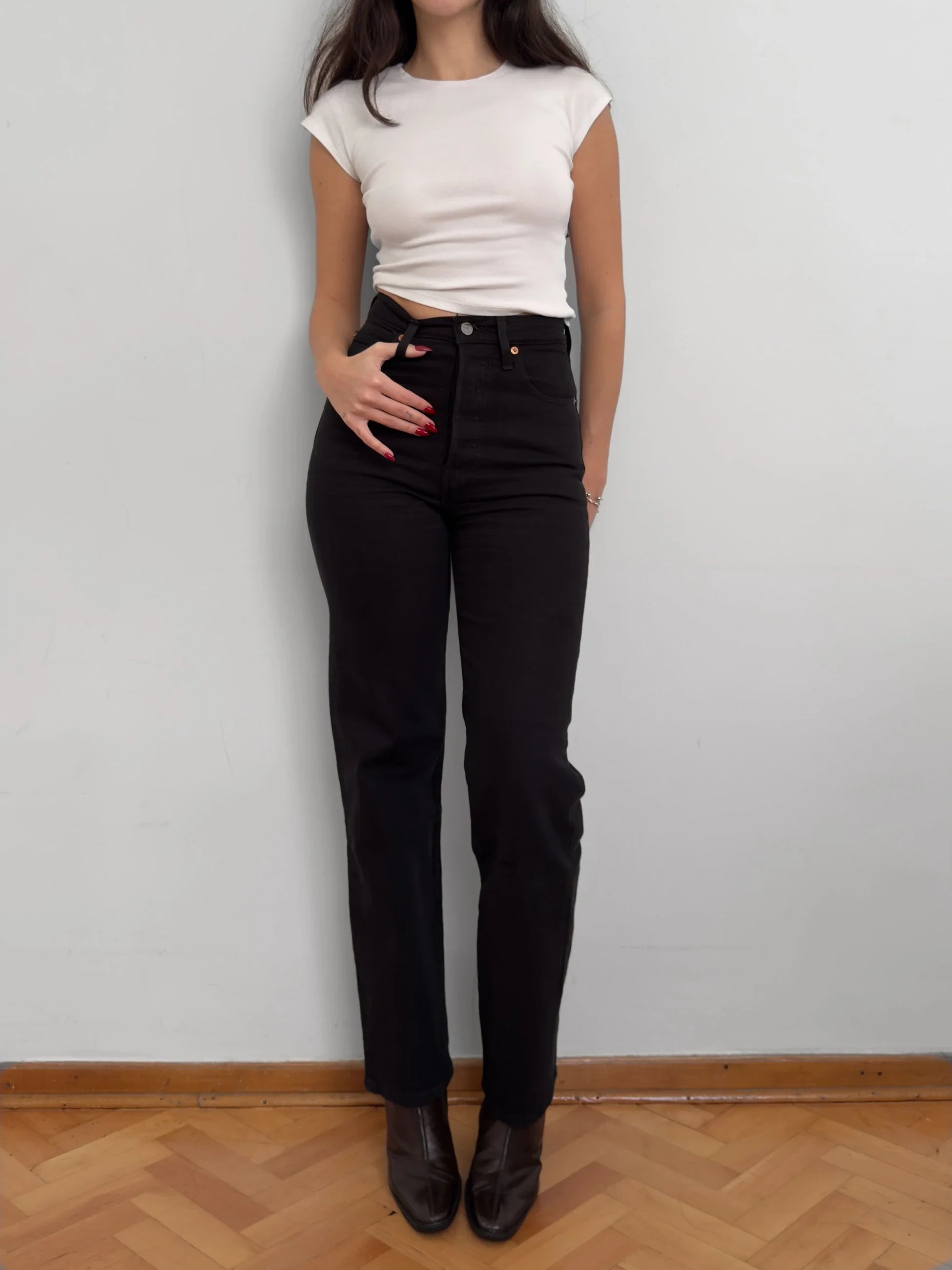 Levi’s Ribcage Straight Fit Trousers