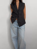 Grey Wool Vest