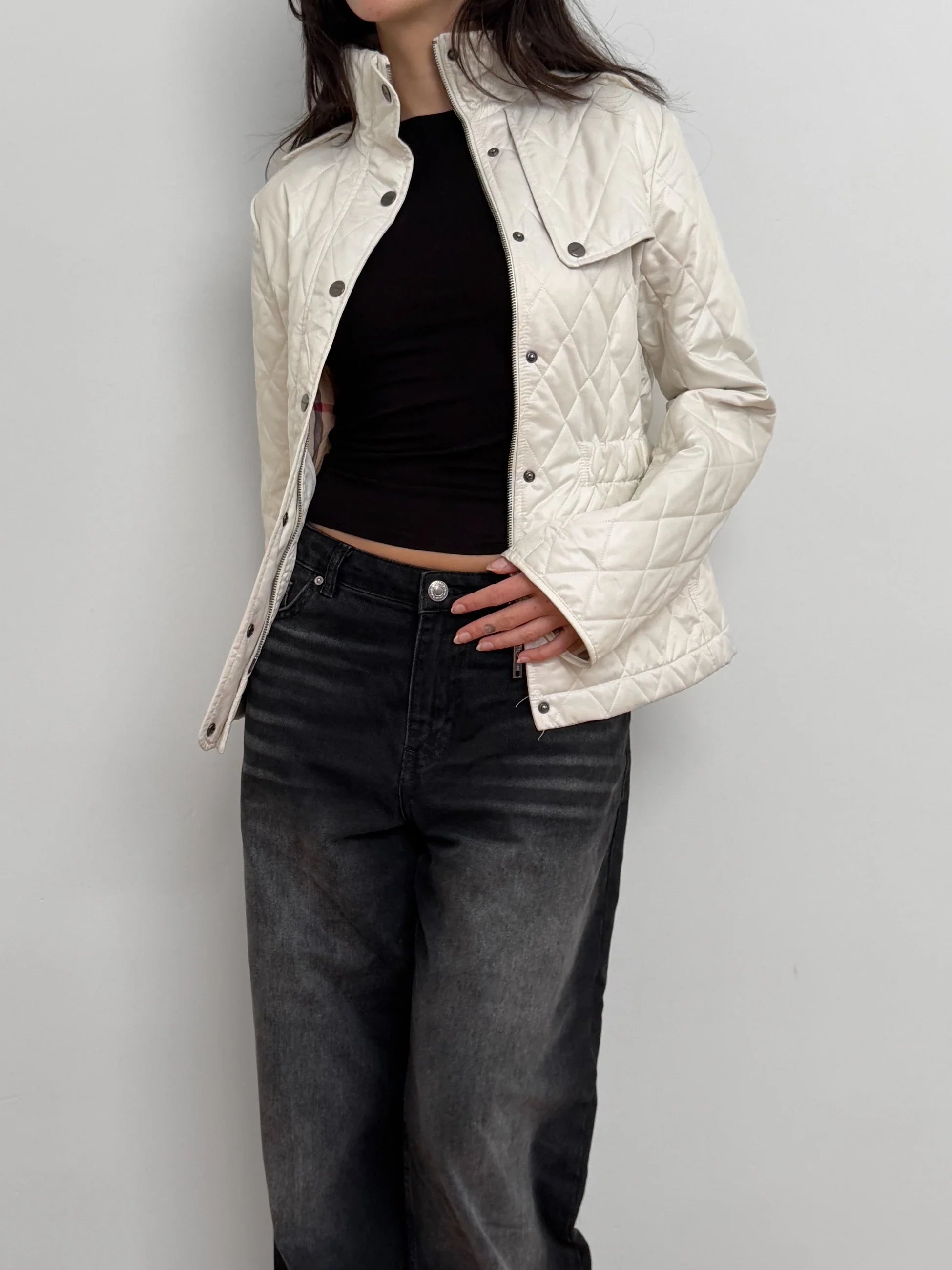 Burberry Utility Coat Ecru