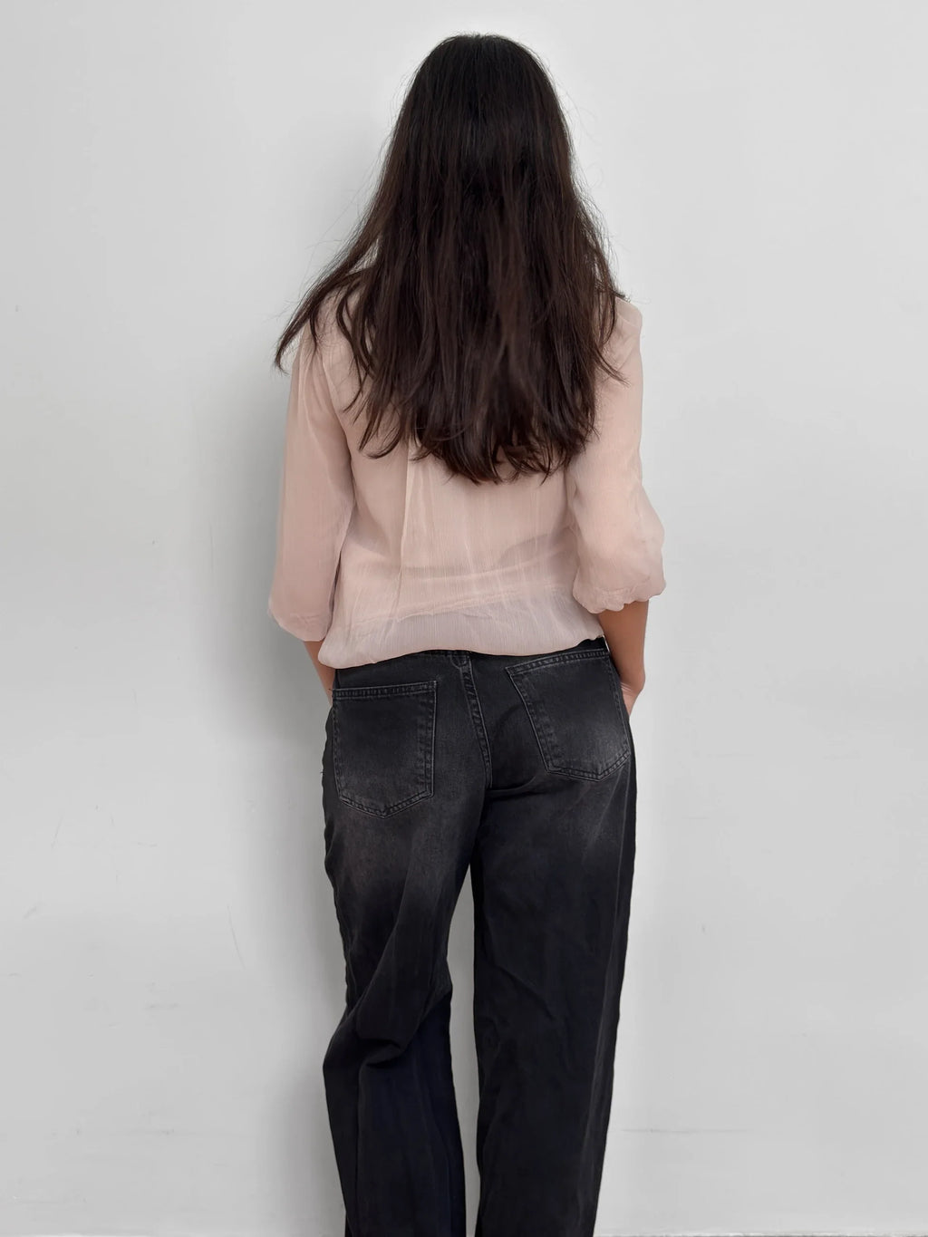 Powder Pink Tulle Cardigan