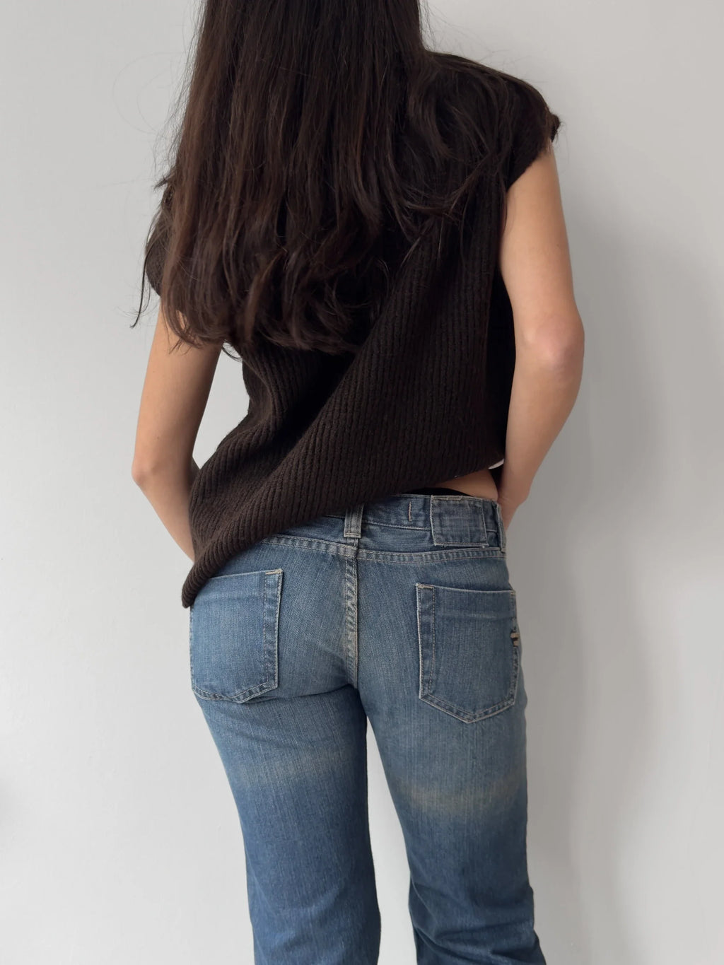 Brown Zipped Pullover