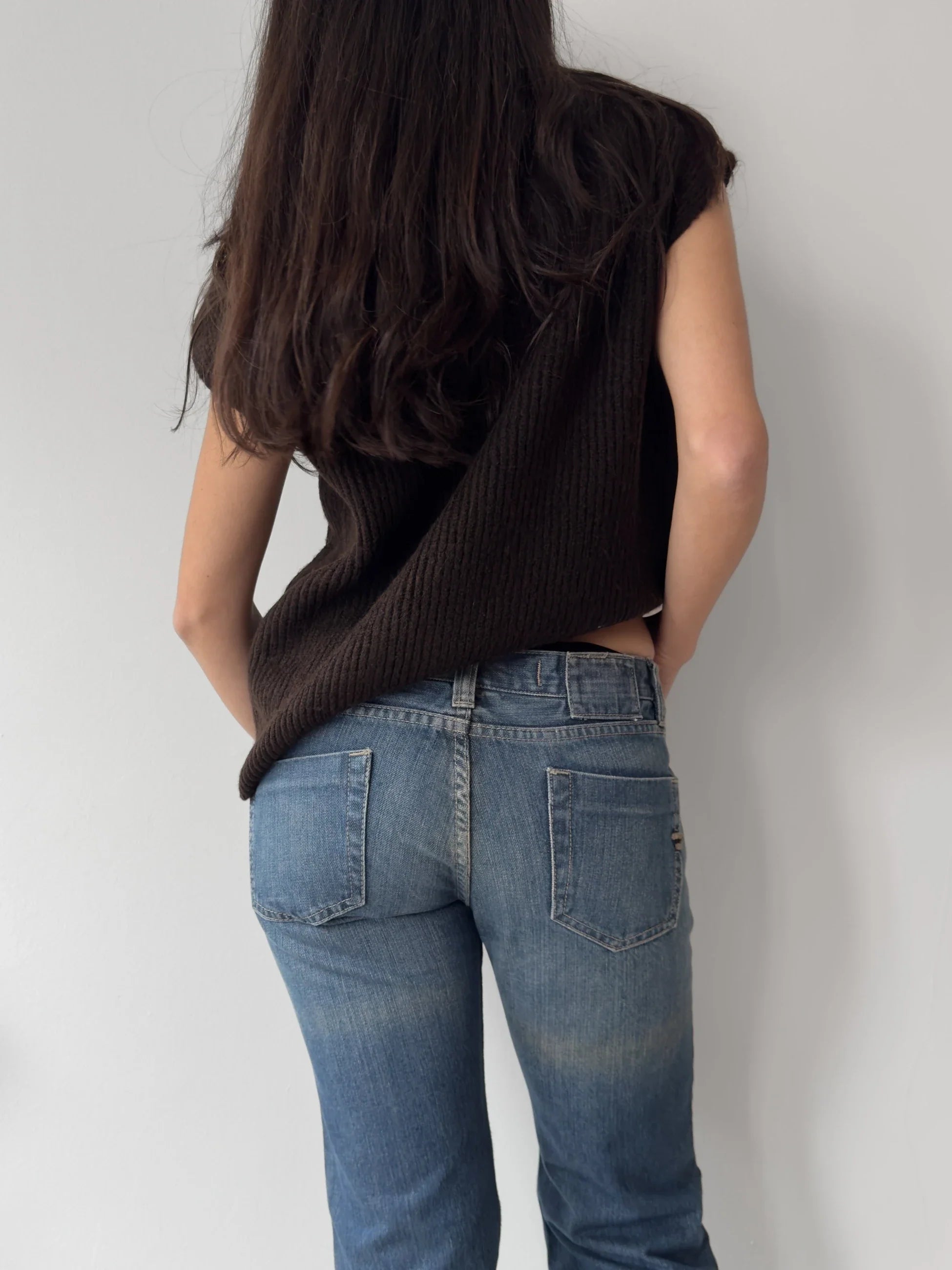 Brown Zipped Pullover