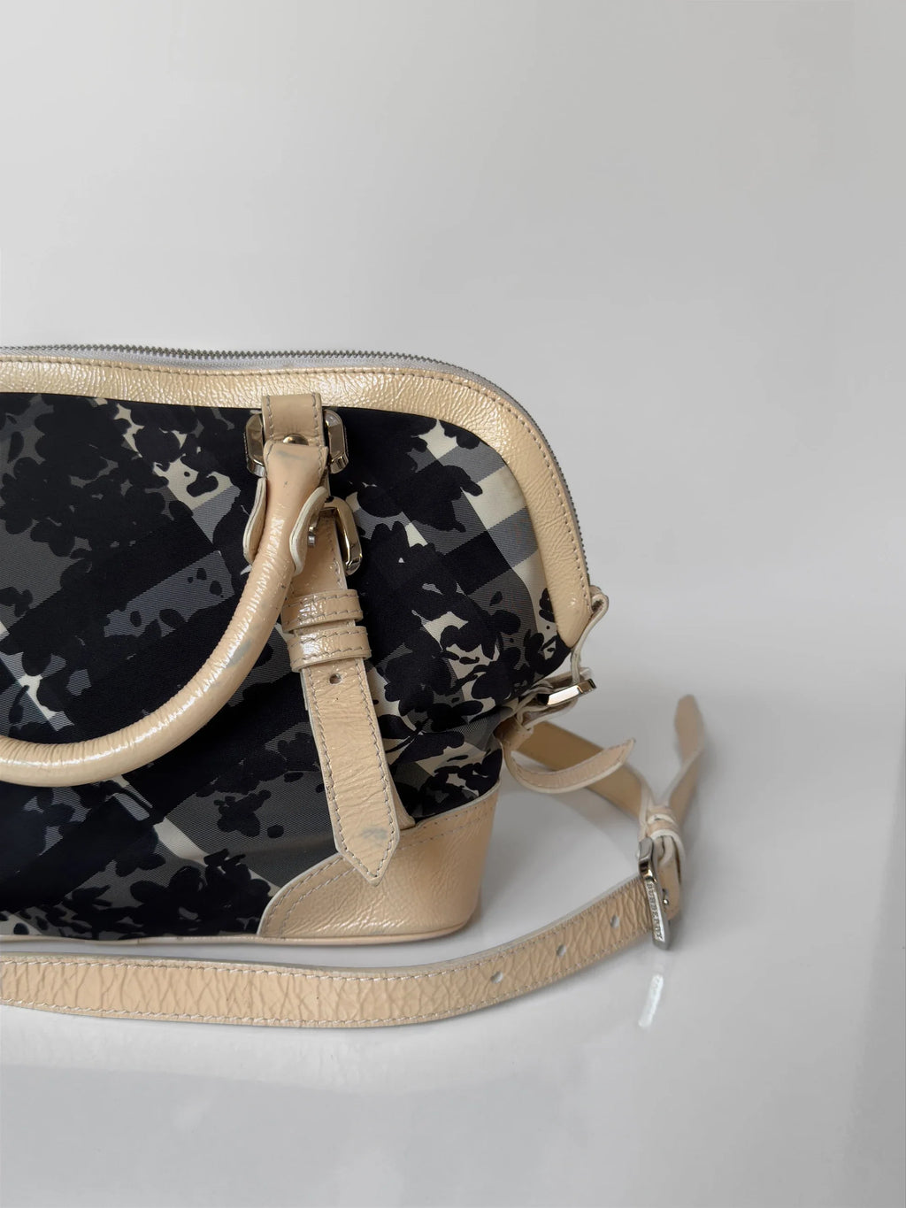 Burberry Floral Beat Check Bag