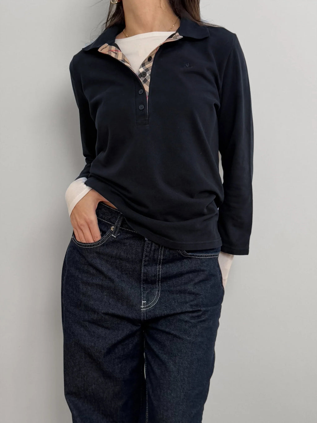 Burberry Three-Quarter Sleeve Blouse