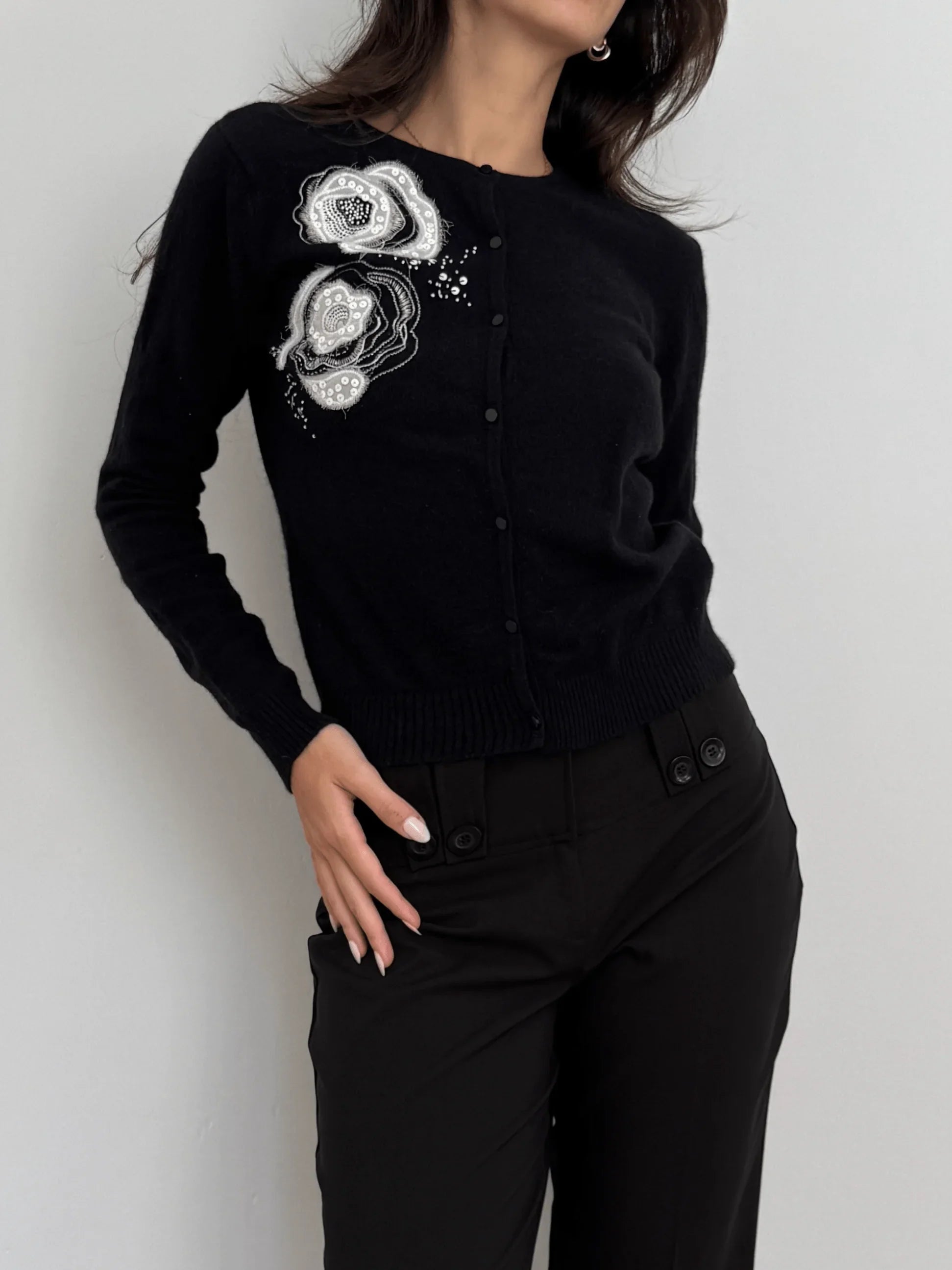 Rene Derhy Wool Cardigan