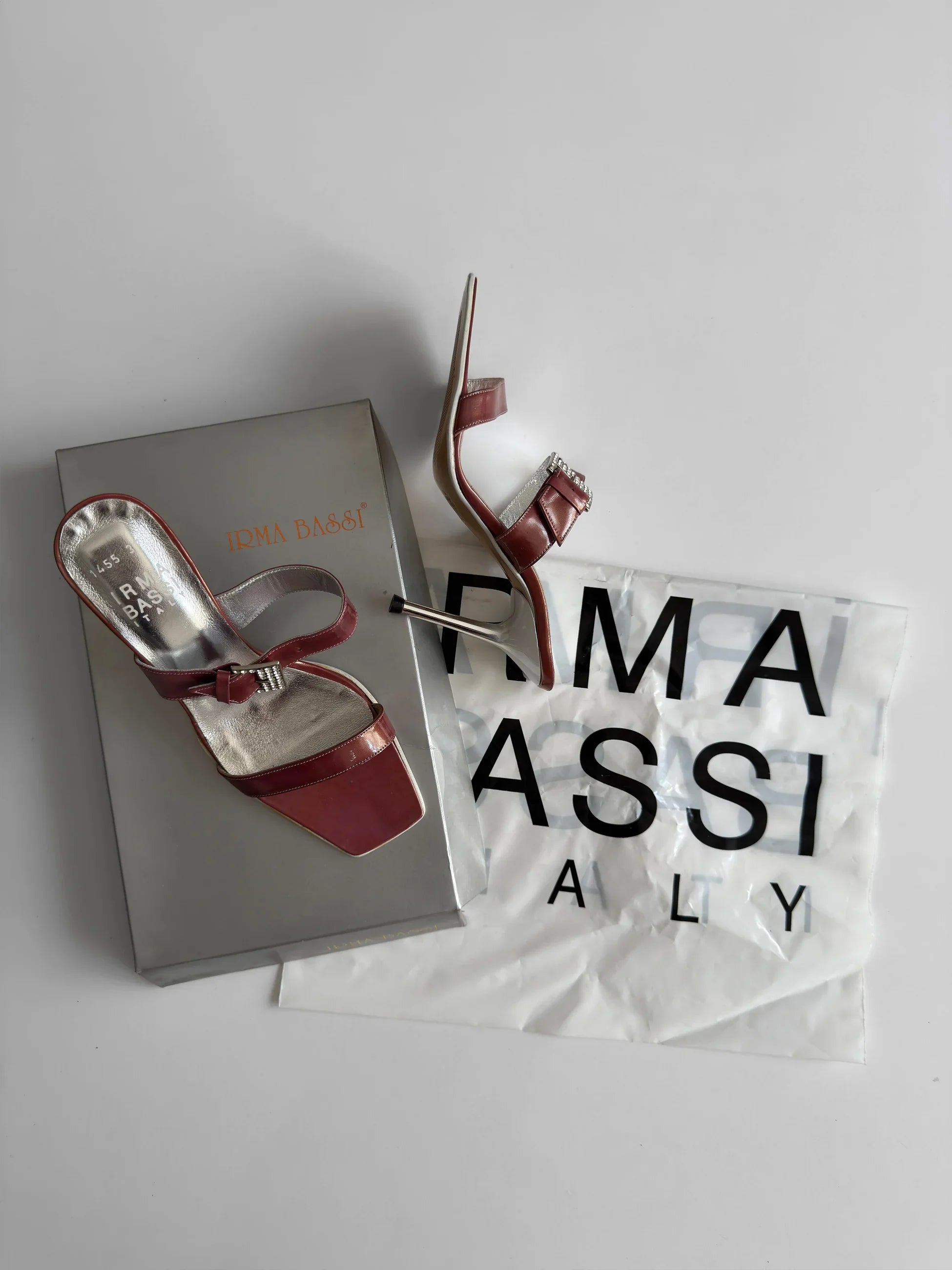Irma Bassi Heeled Mules