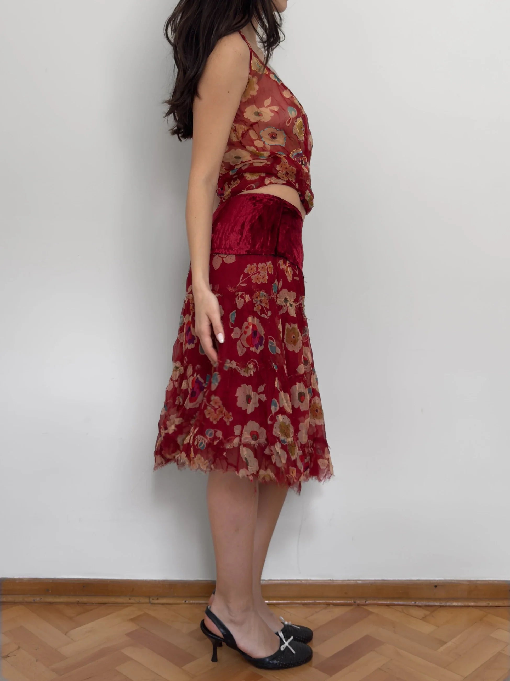 Floral Chiffon Set