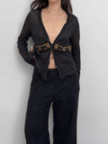Embroidered Cardigan