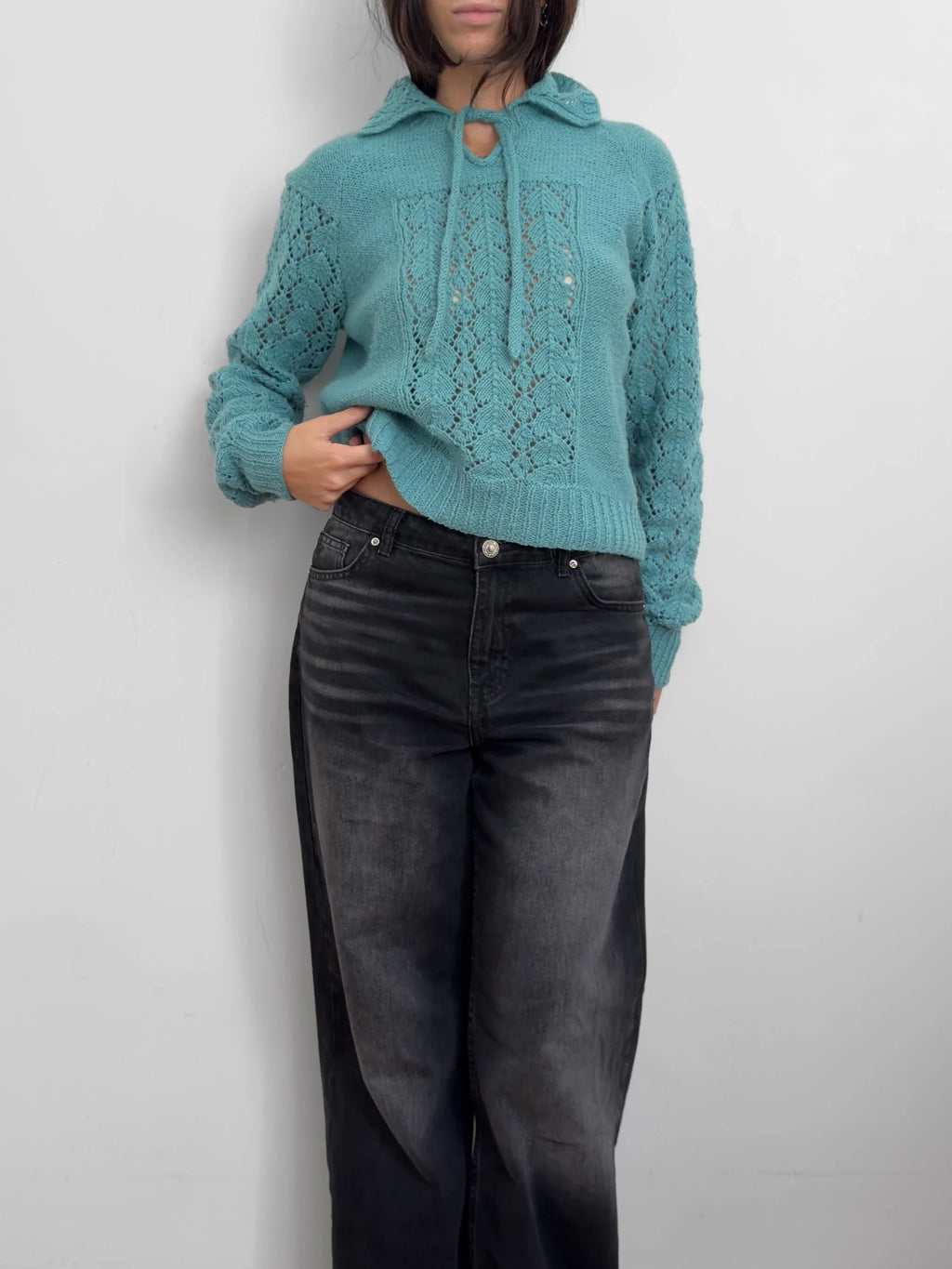 Blue Wool Sweater