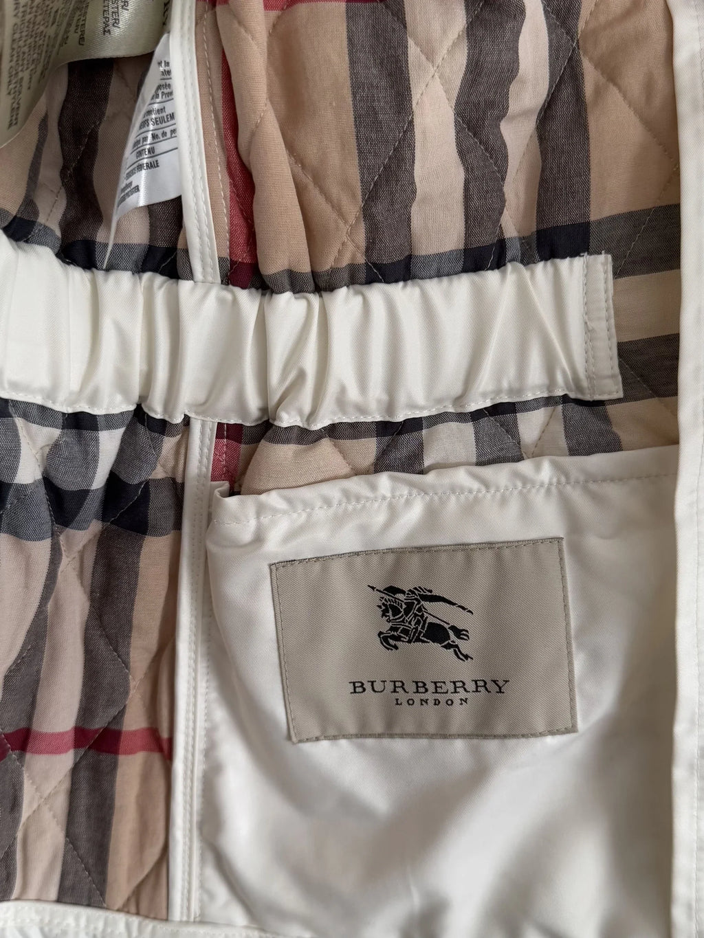 Burberry Utility Coat Ecru