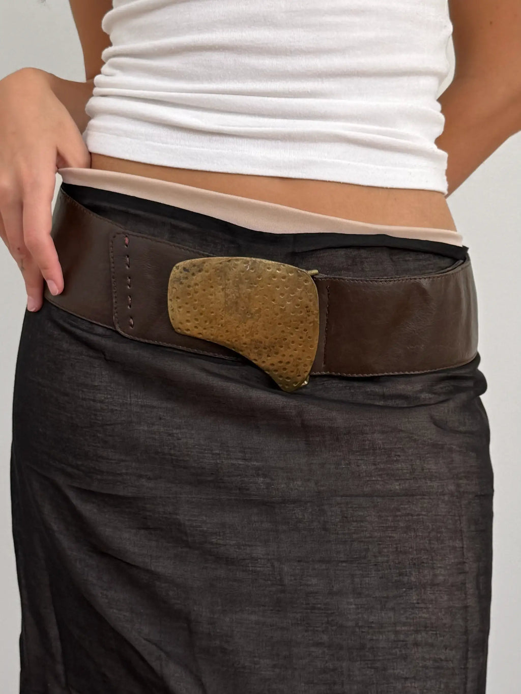 Khamsin Leather Belt