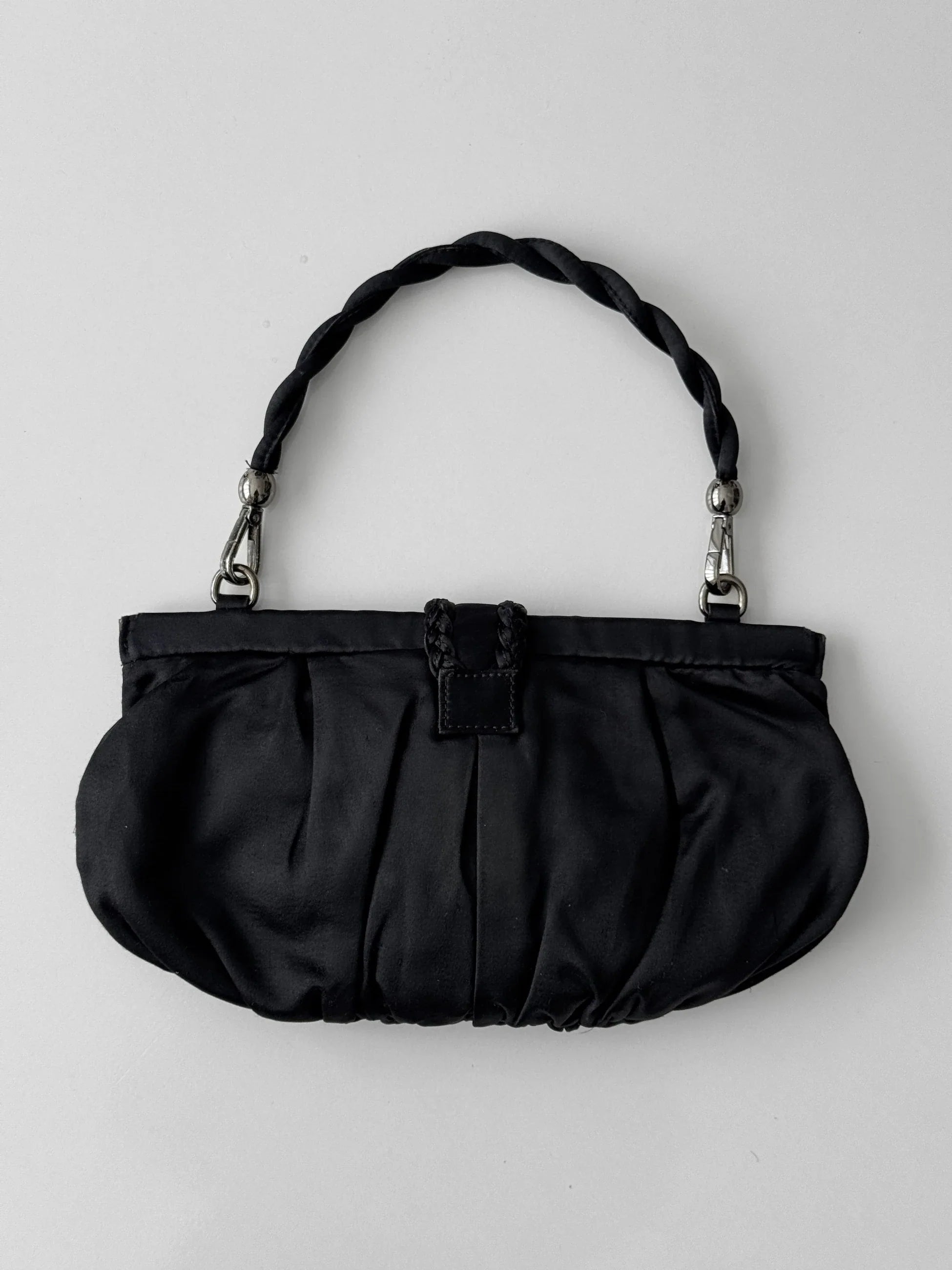 Black Satin Bag