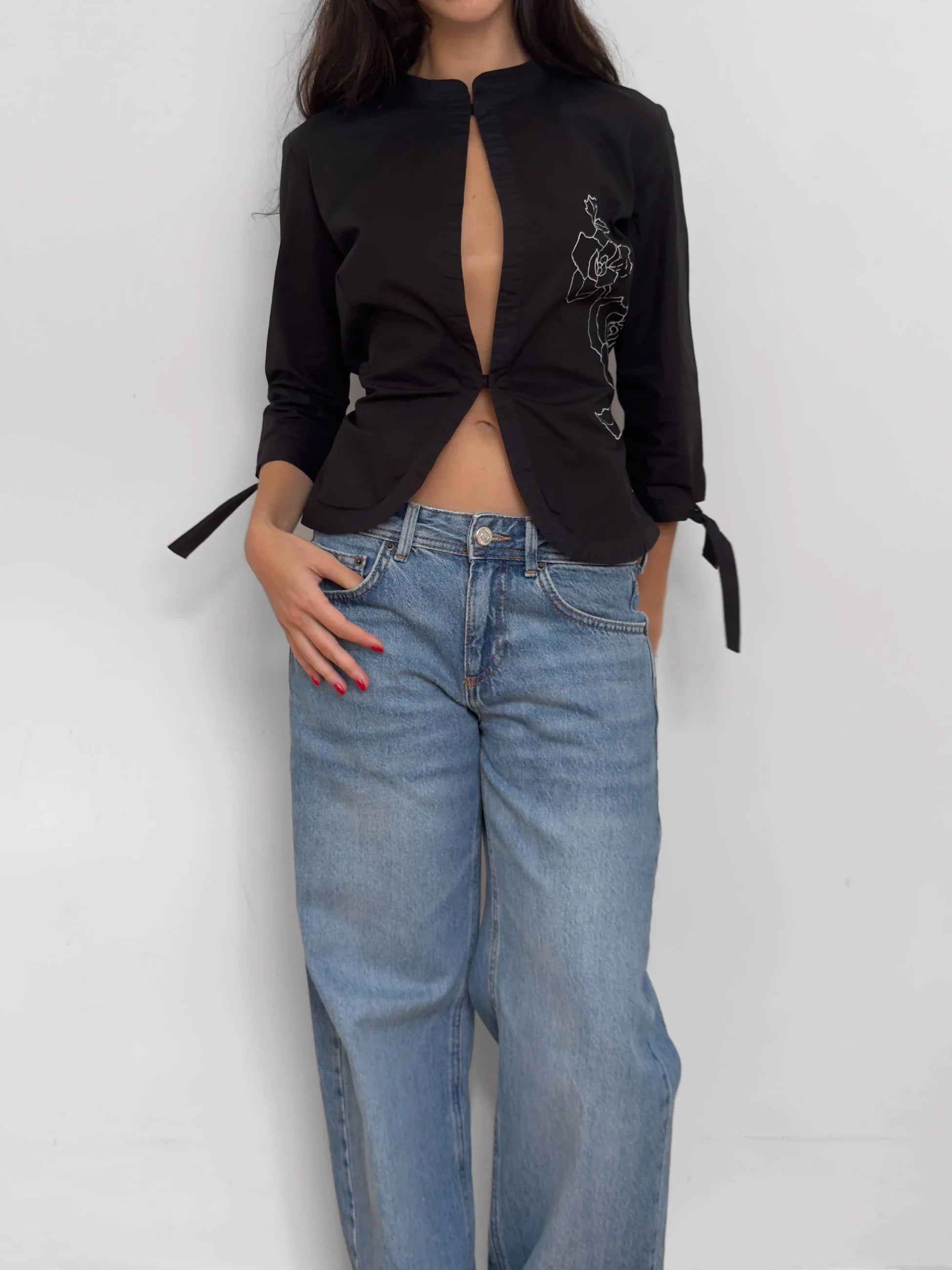 Black Print Shirt