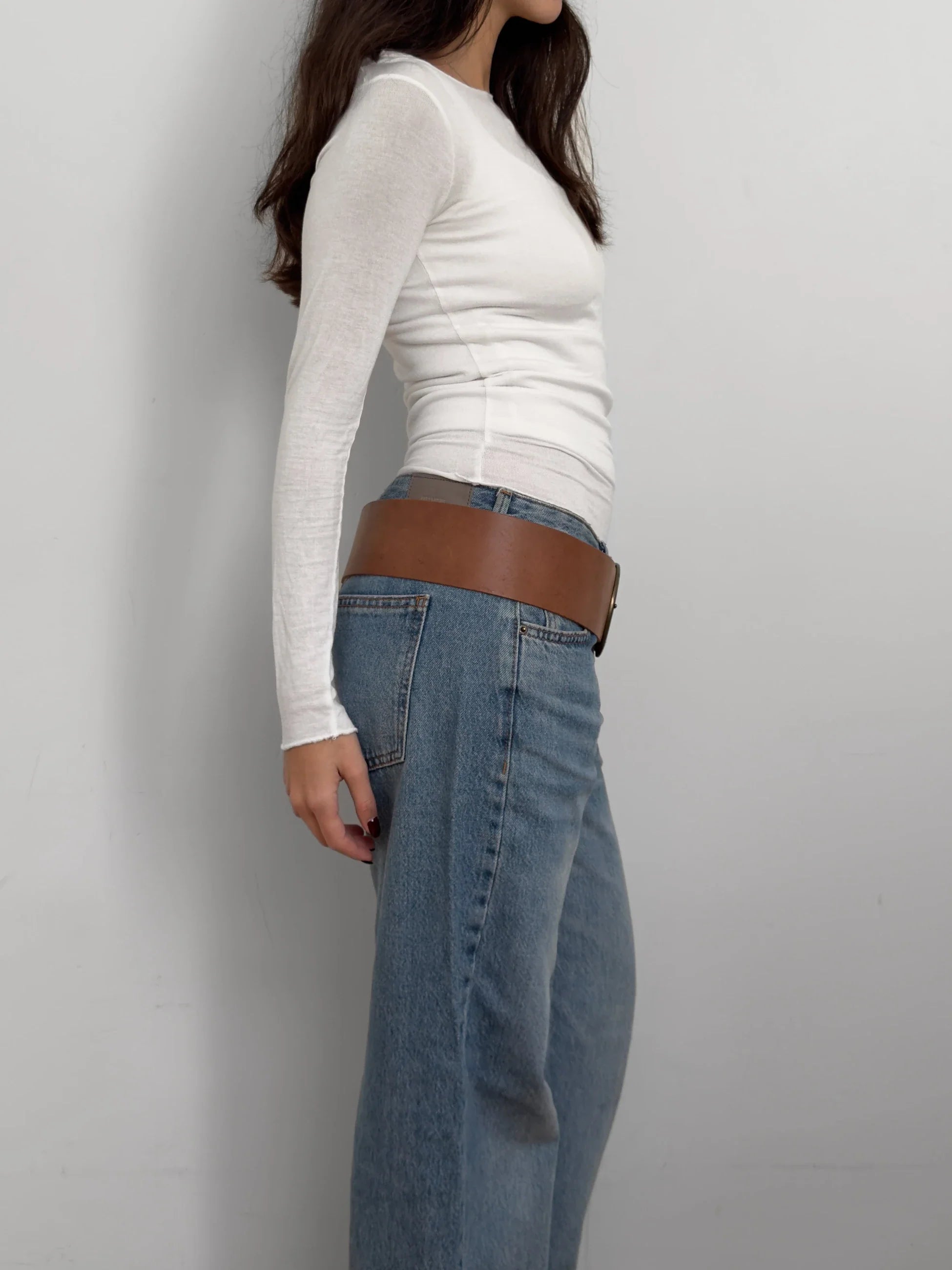 Brown Leather Belt