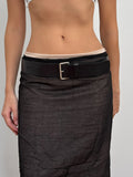 Black Leather Belt