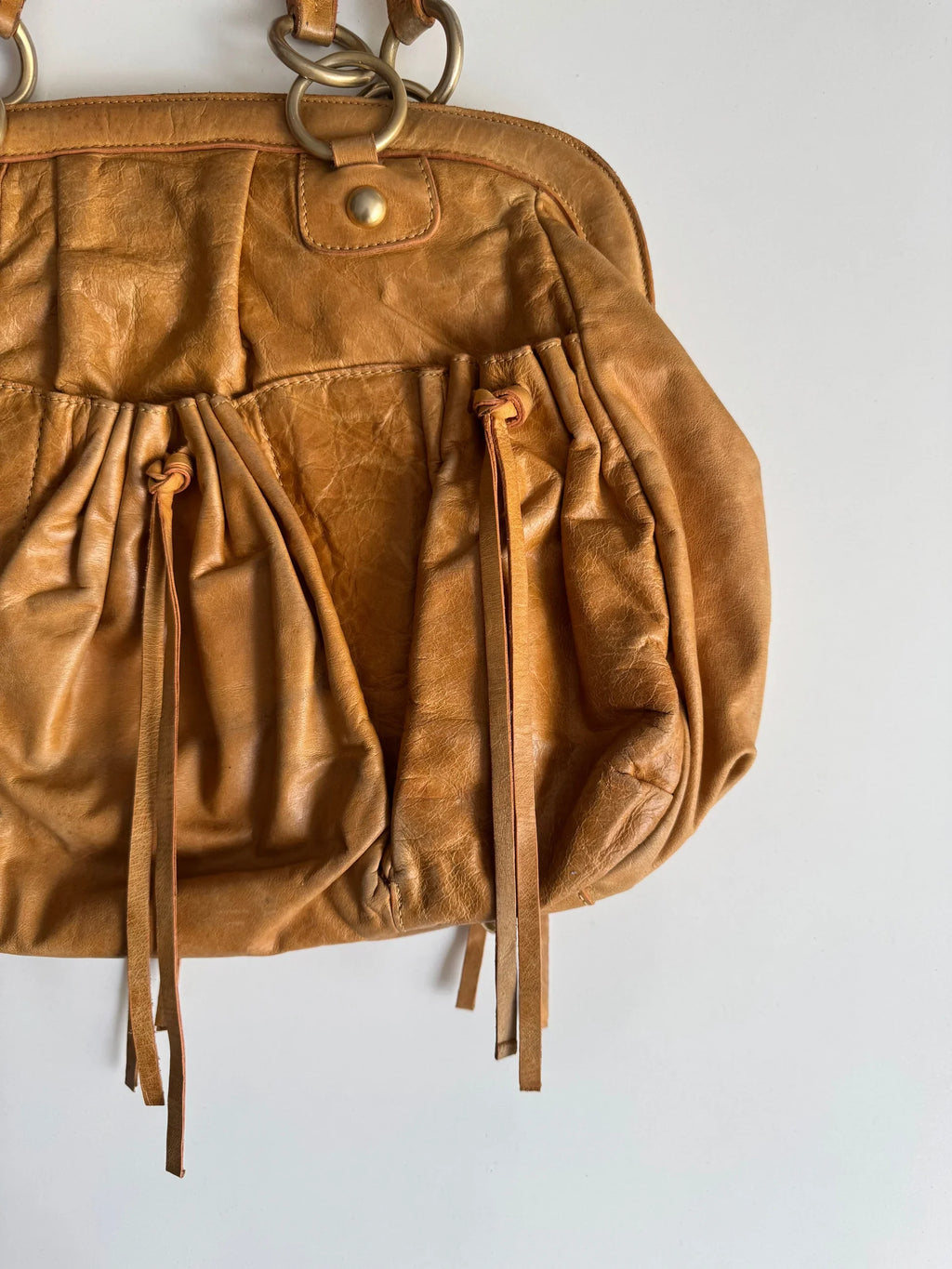 Miu Miu Leather Hobo Bag
