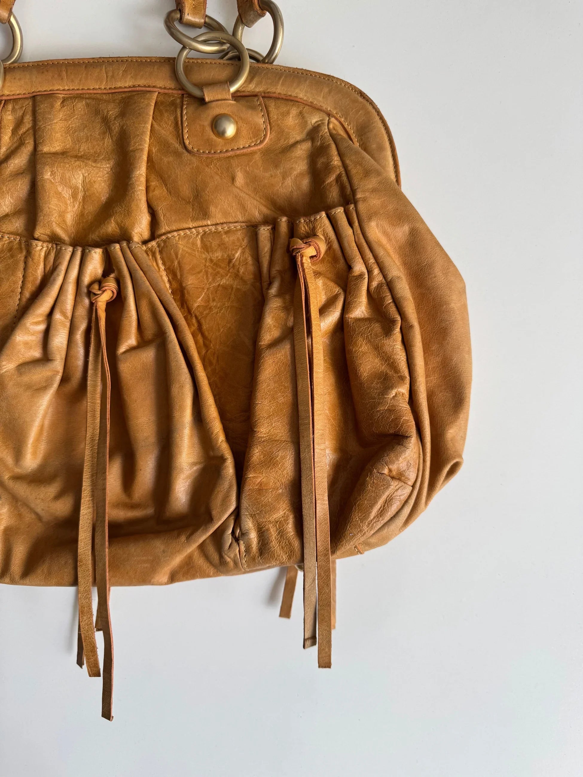Miu Miu Leather Hobo Bag
