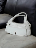 Tod's White Leather Shoulder Bag