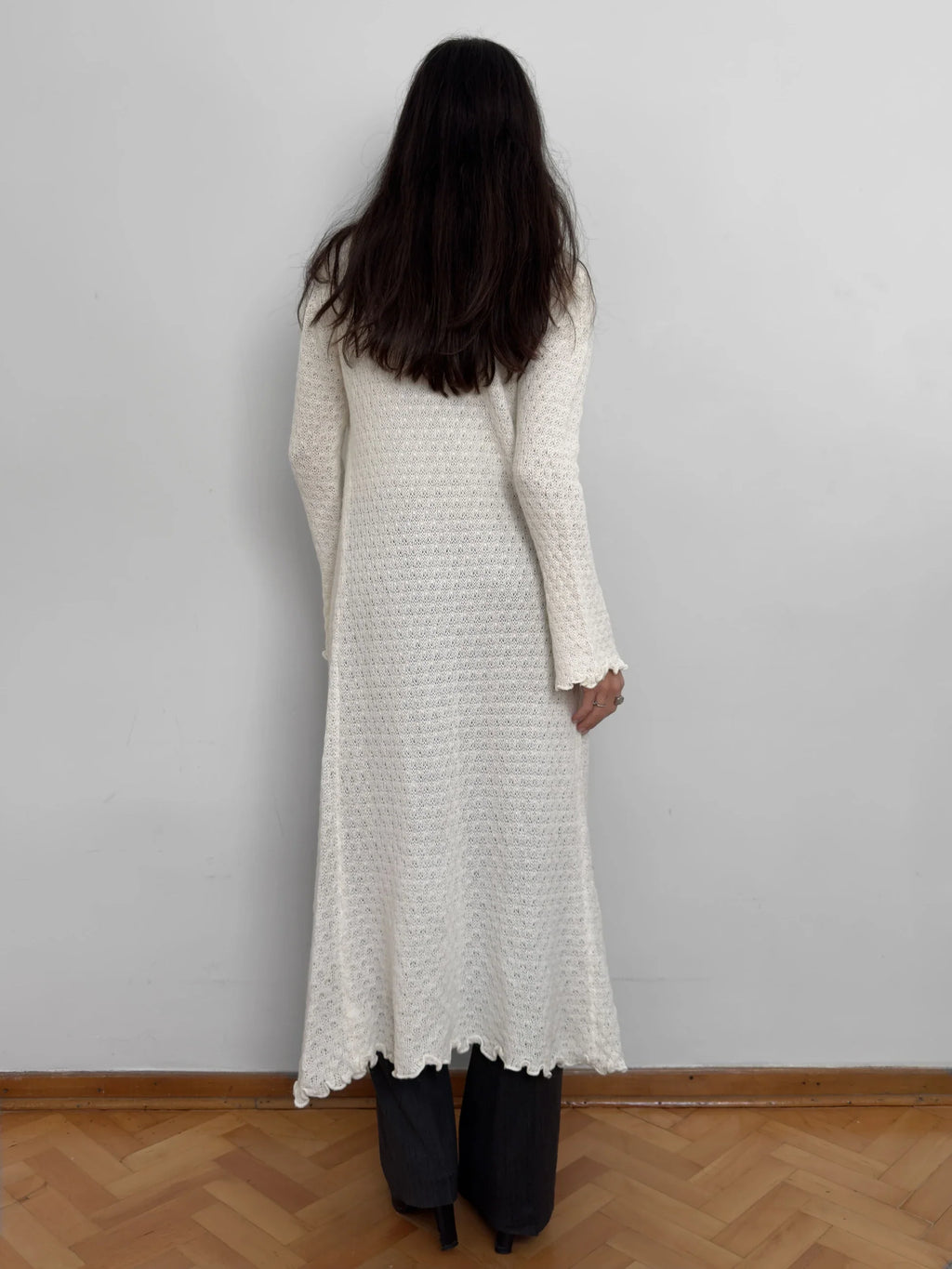 Long Wool Cardigan
