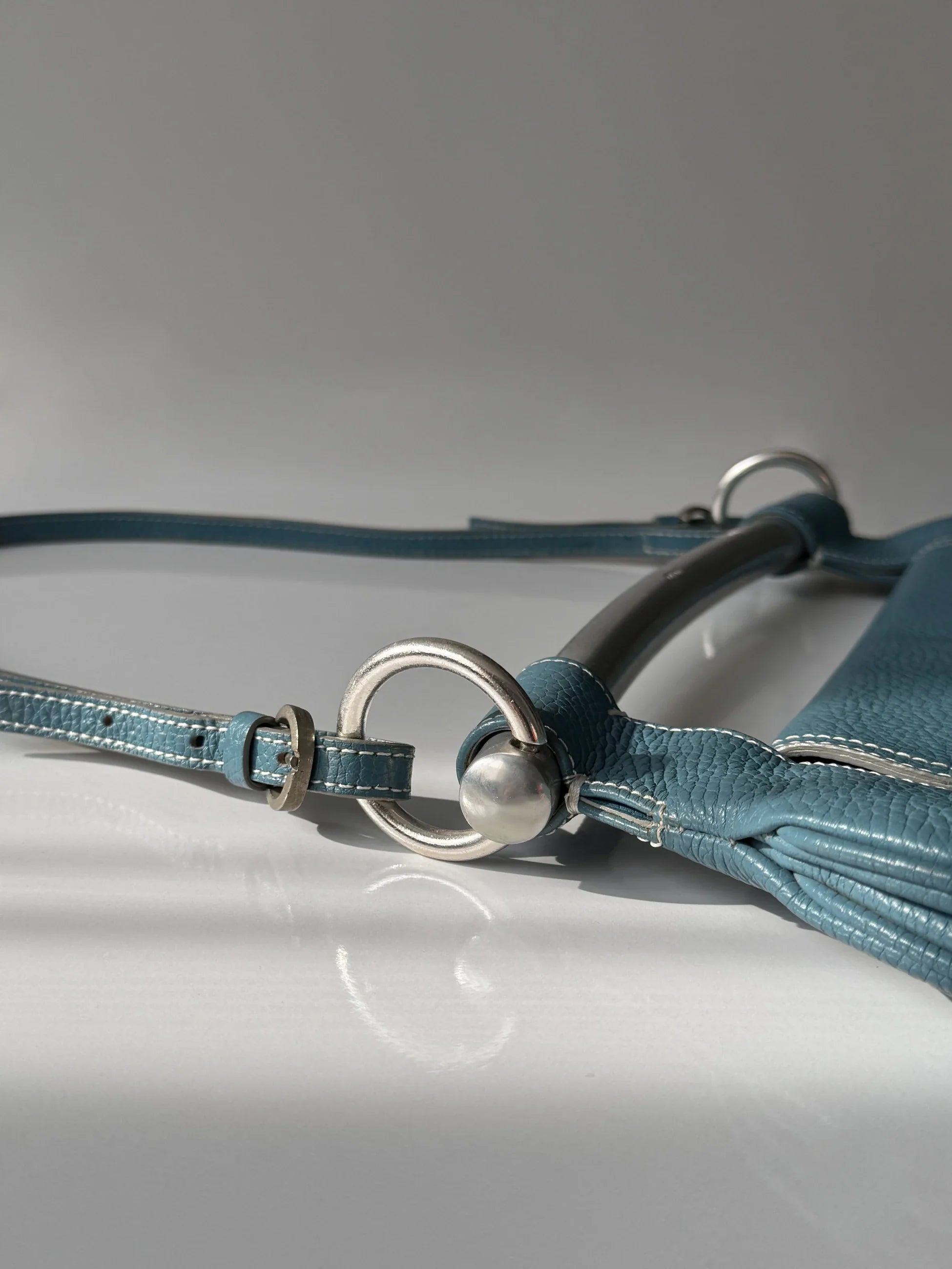 Blue Prada Bag