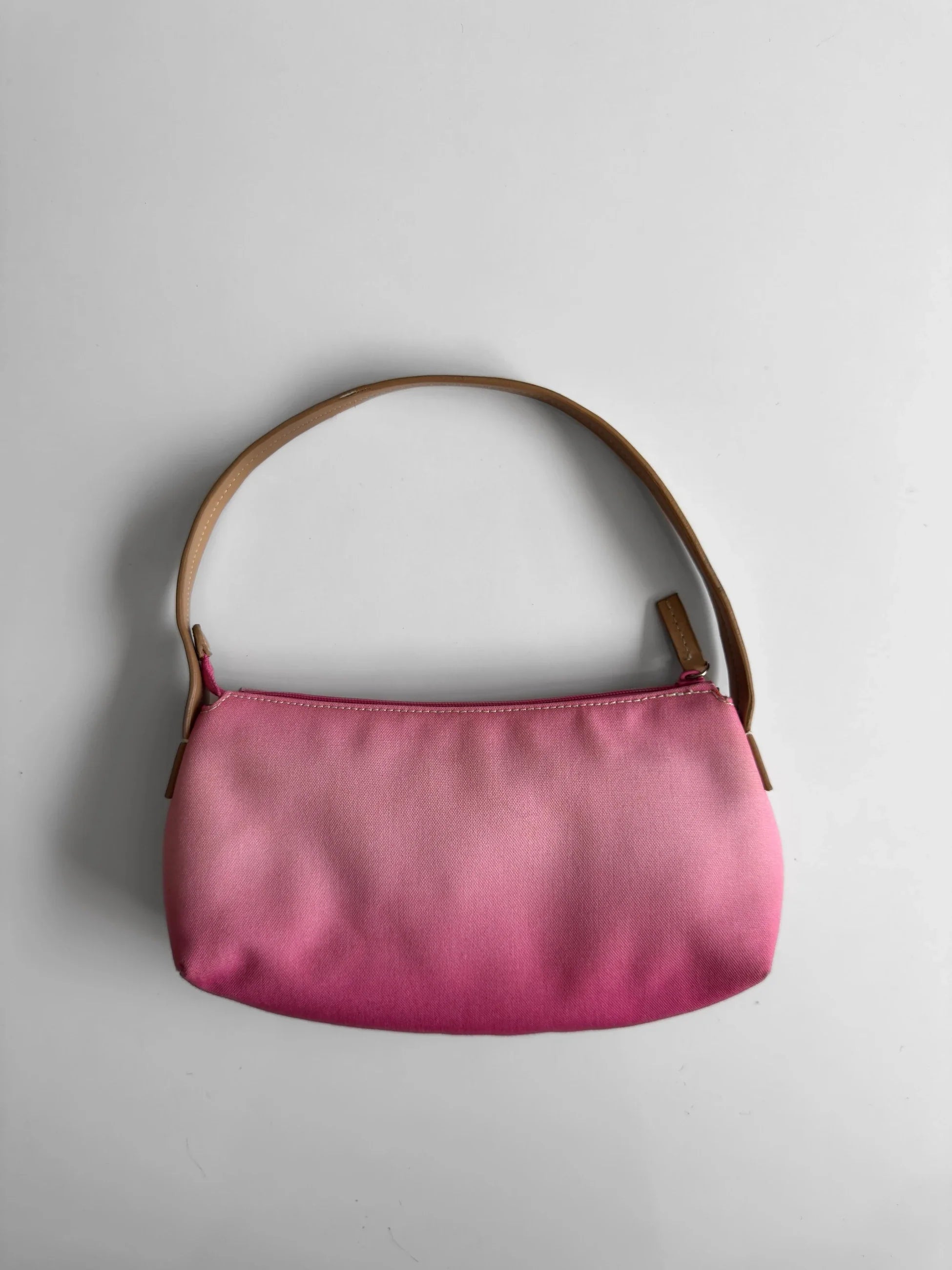 Stone-Embroidered Pink Bag