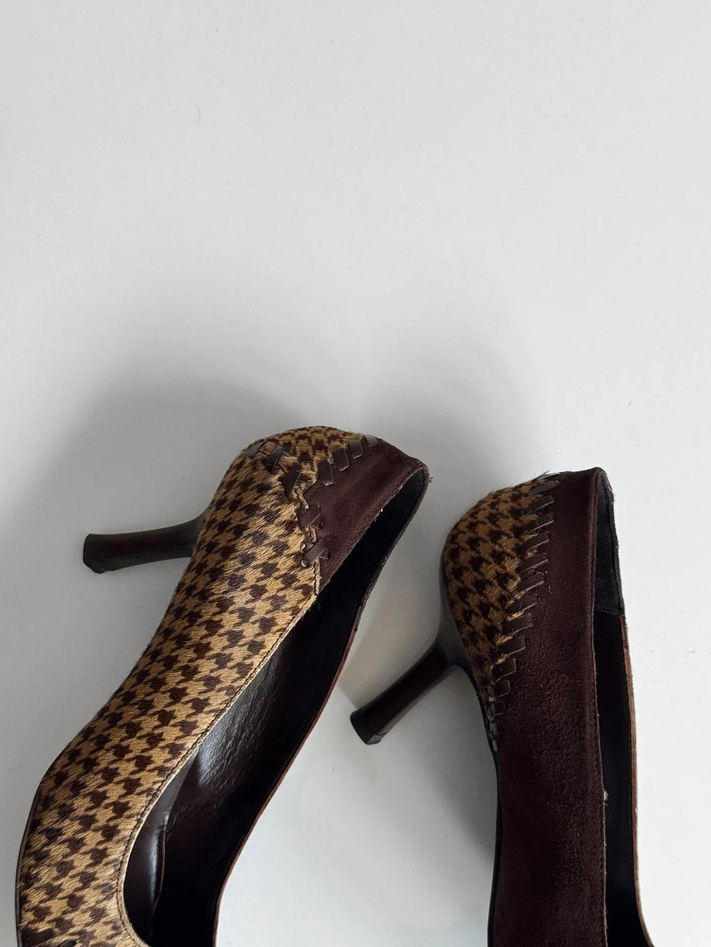Cowhide Heeled Shoes