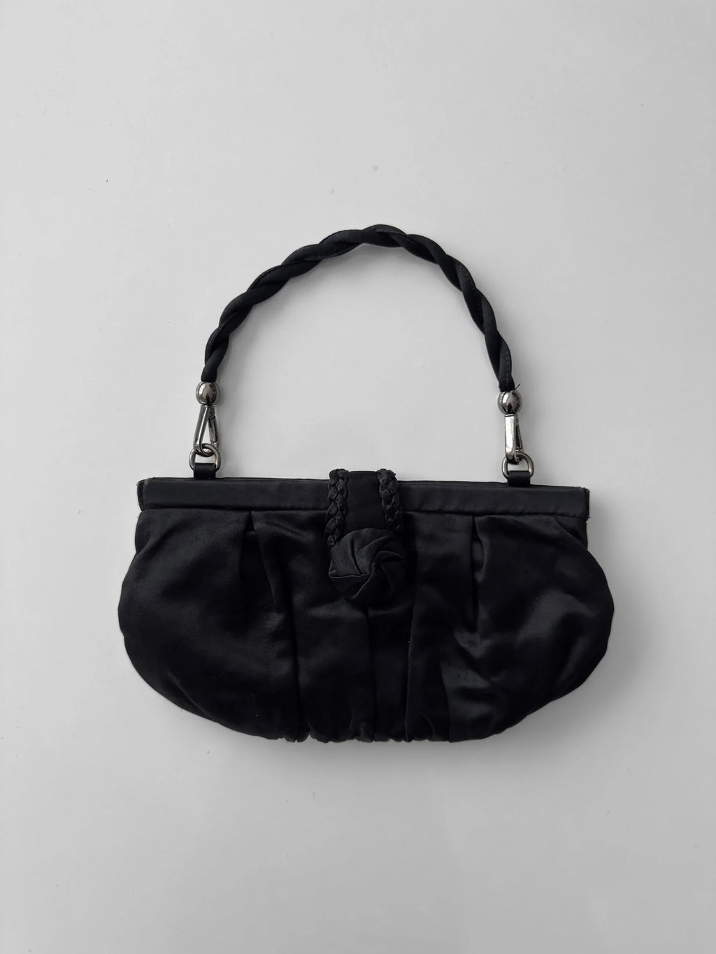 Black Satin Bag