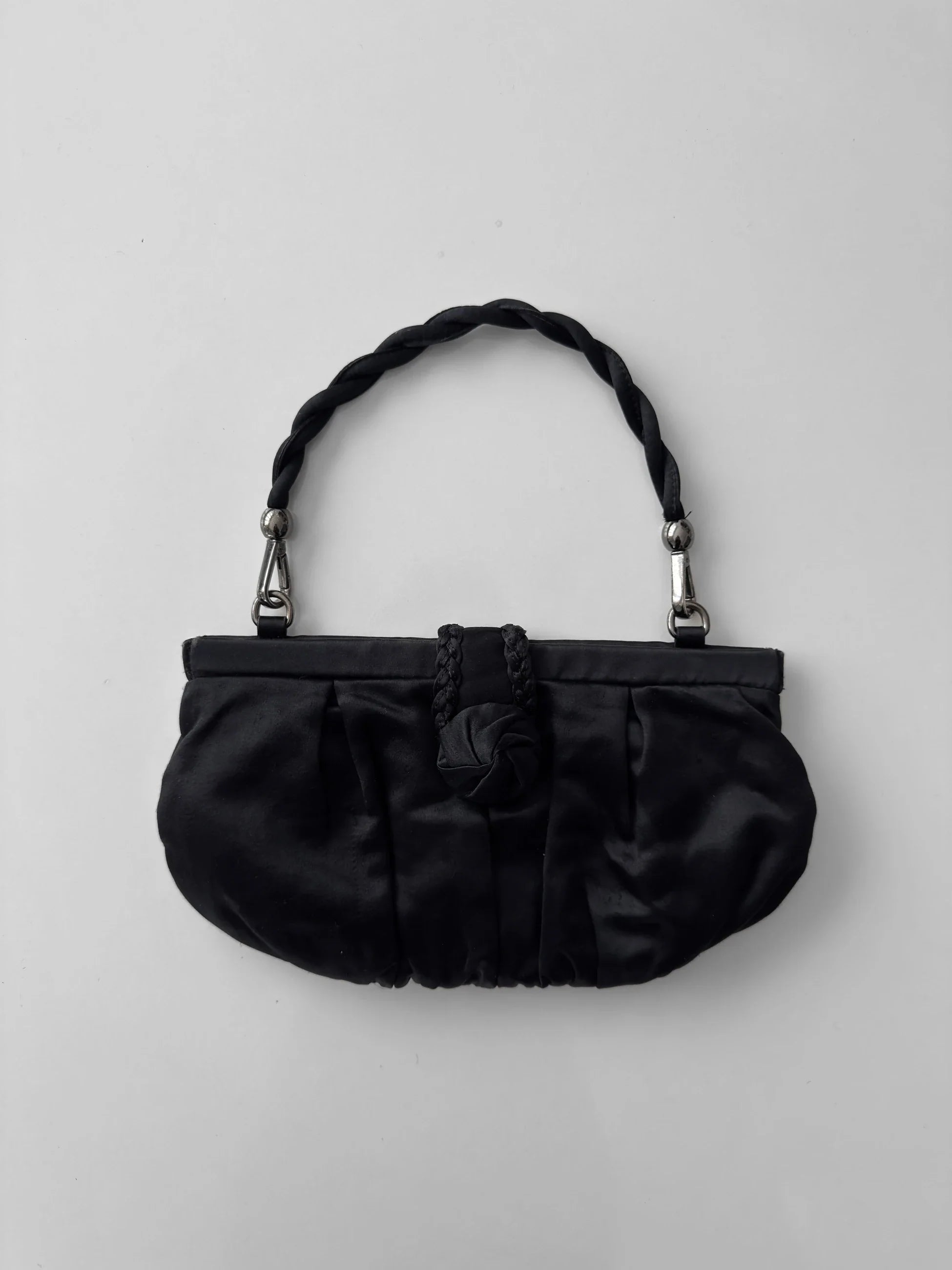 Black Satin Bag