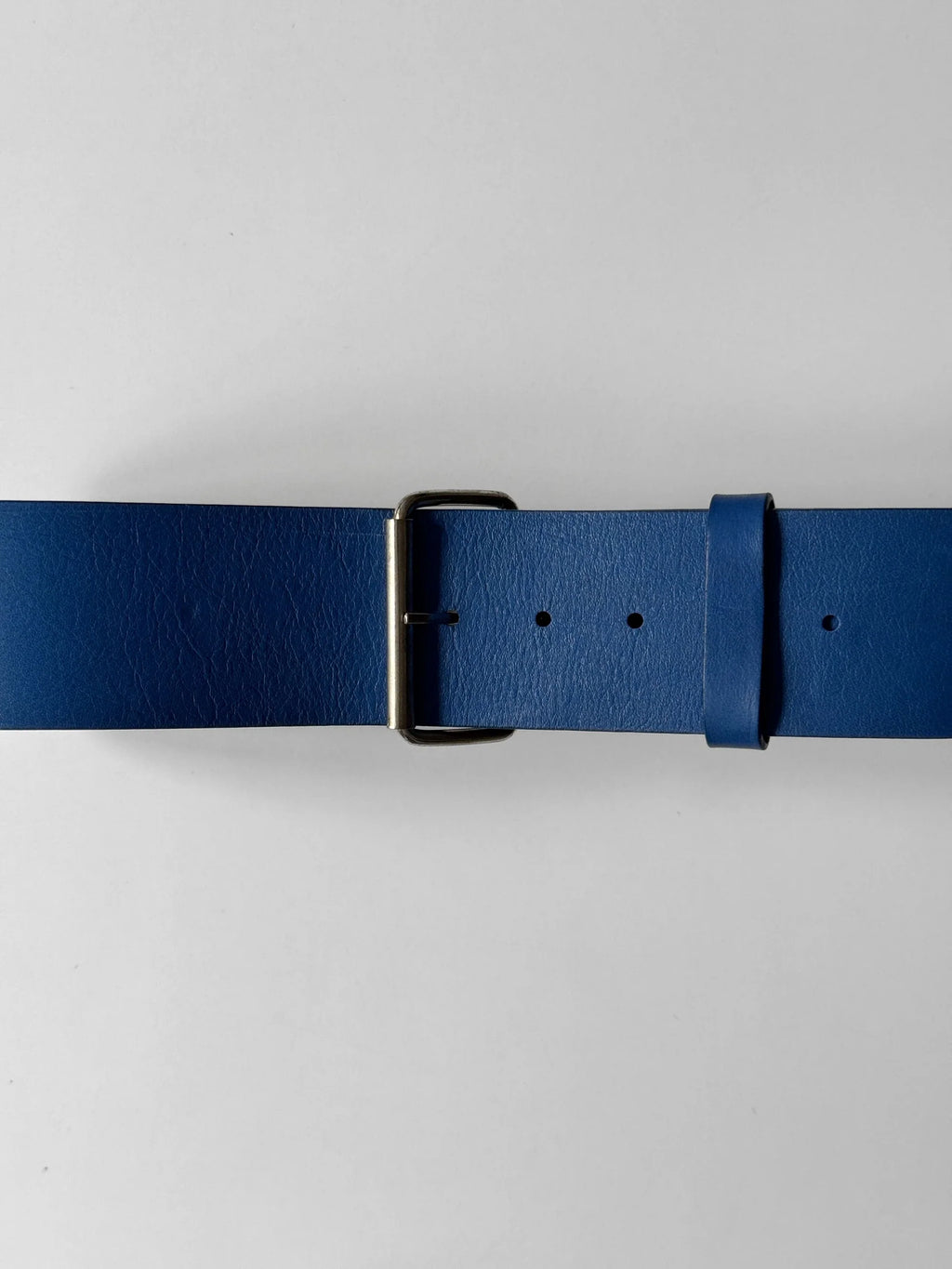 Blue Leather Belt