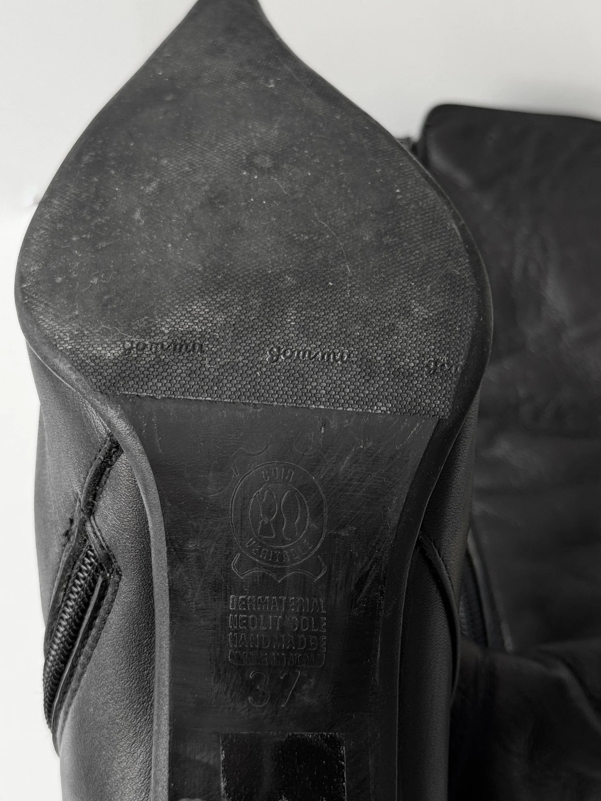 Fur-Lined Leather Boots