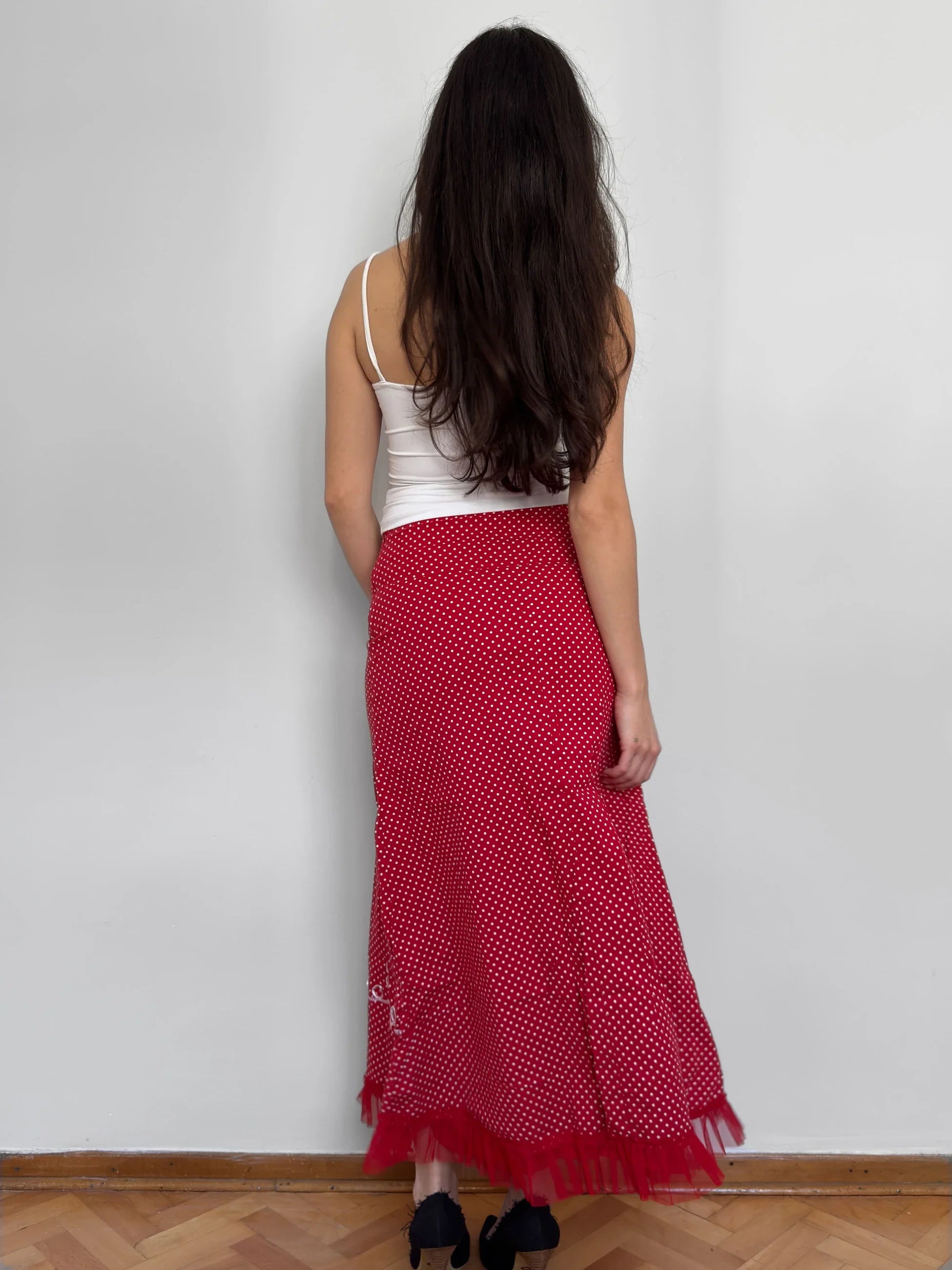 Red Polka Dot Skirt