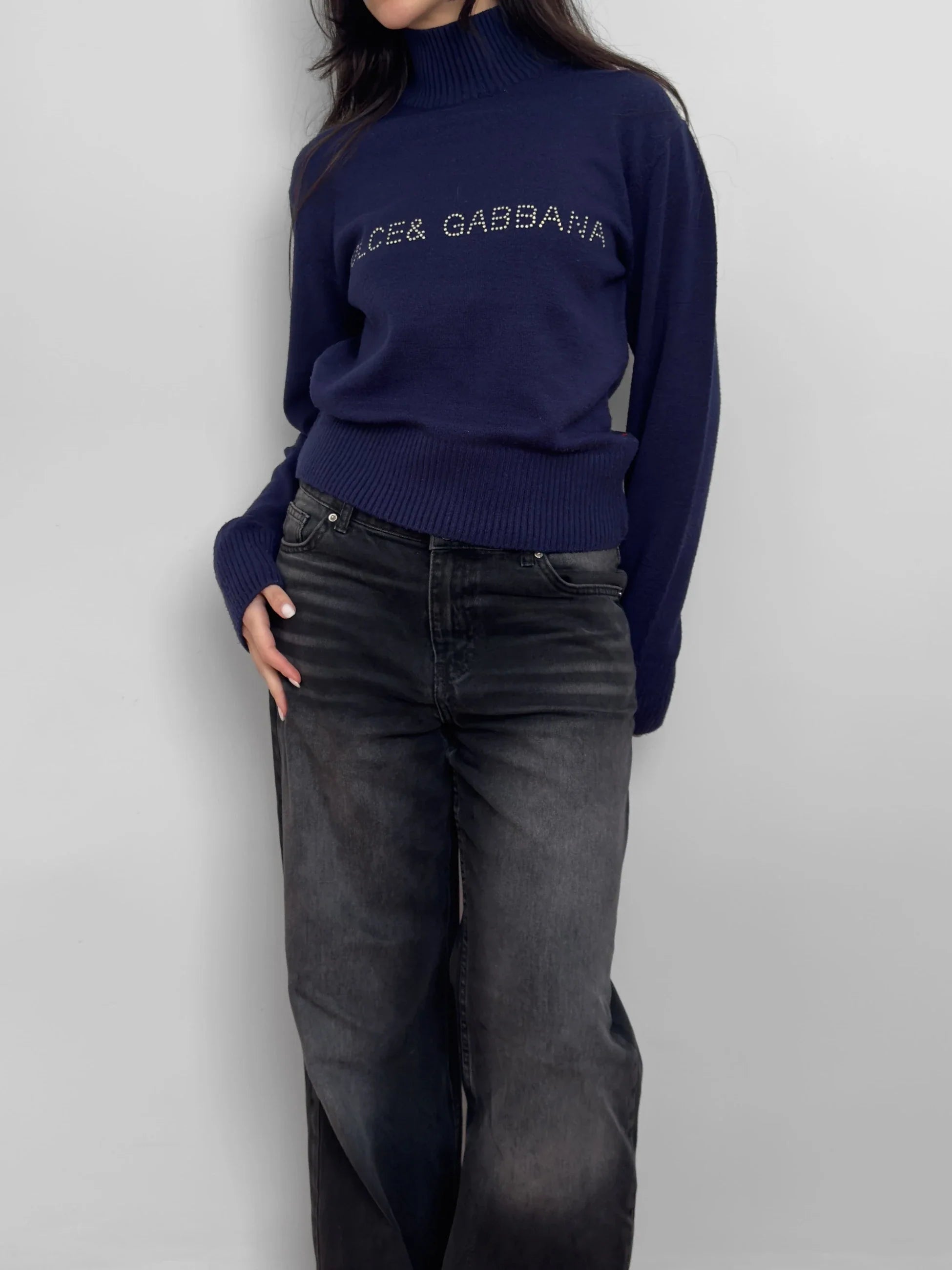 Dolce&Gabbana Stone-Detailed Sweater