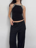 Bead-Embroidered Blouse