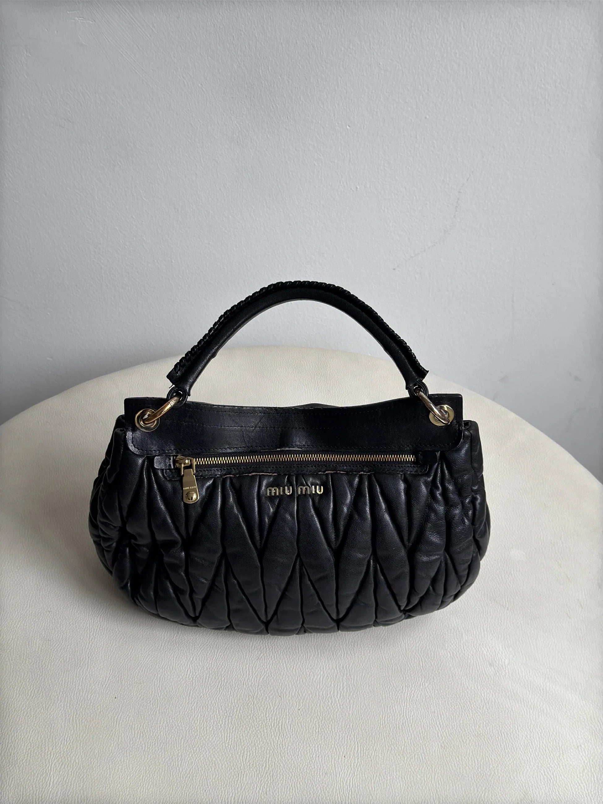 Miu Miu Snap Hobo Bag