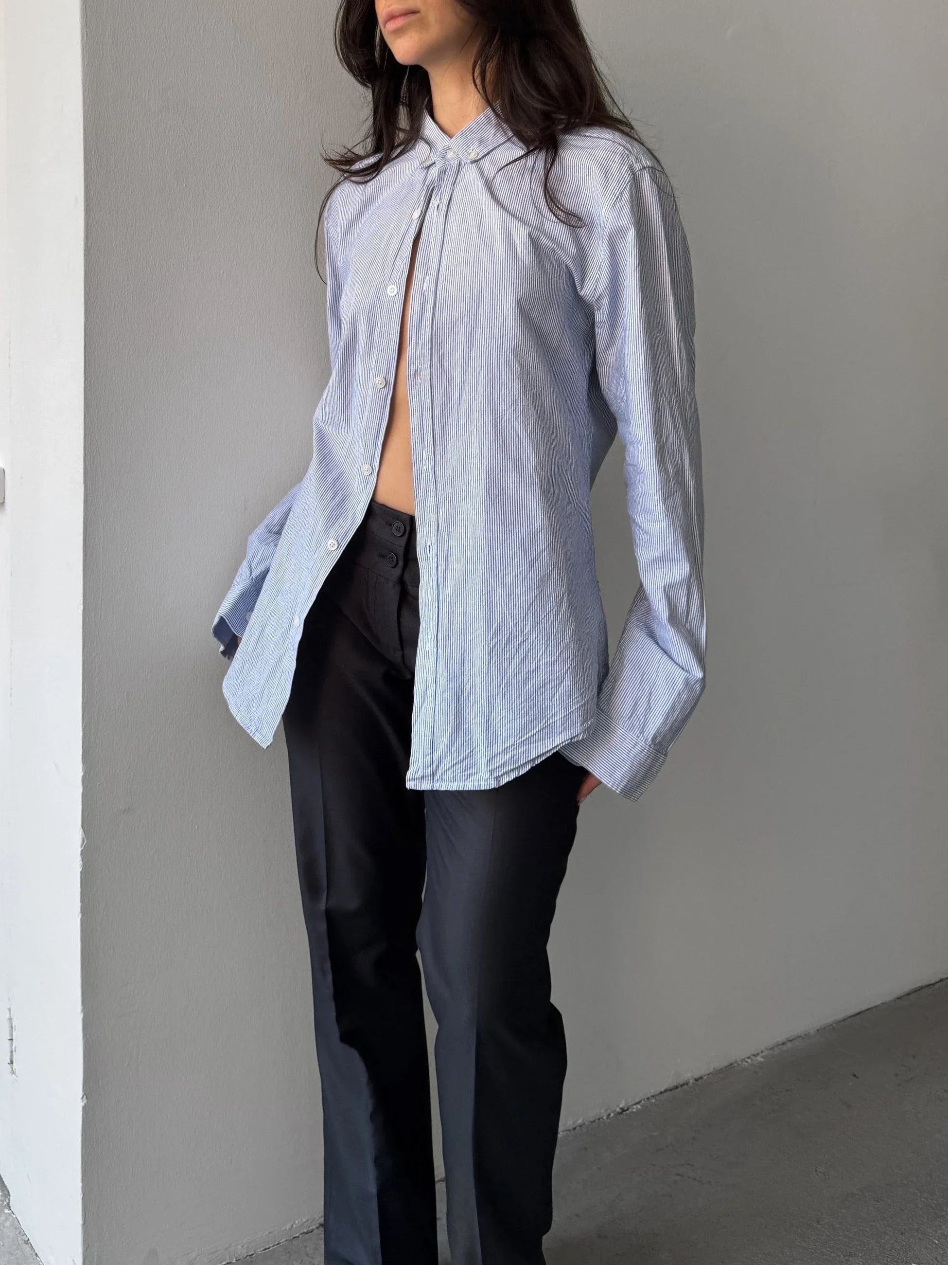 Blue Striped Shirt