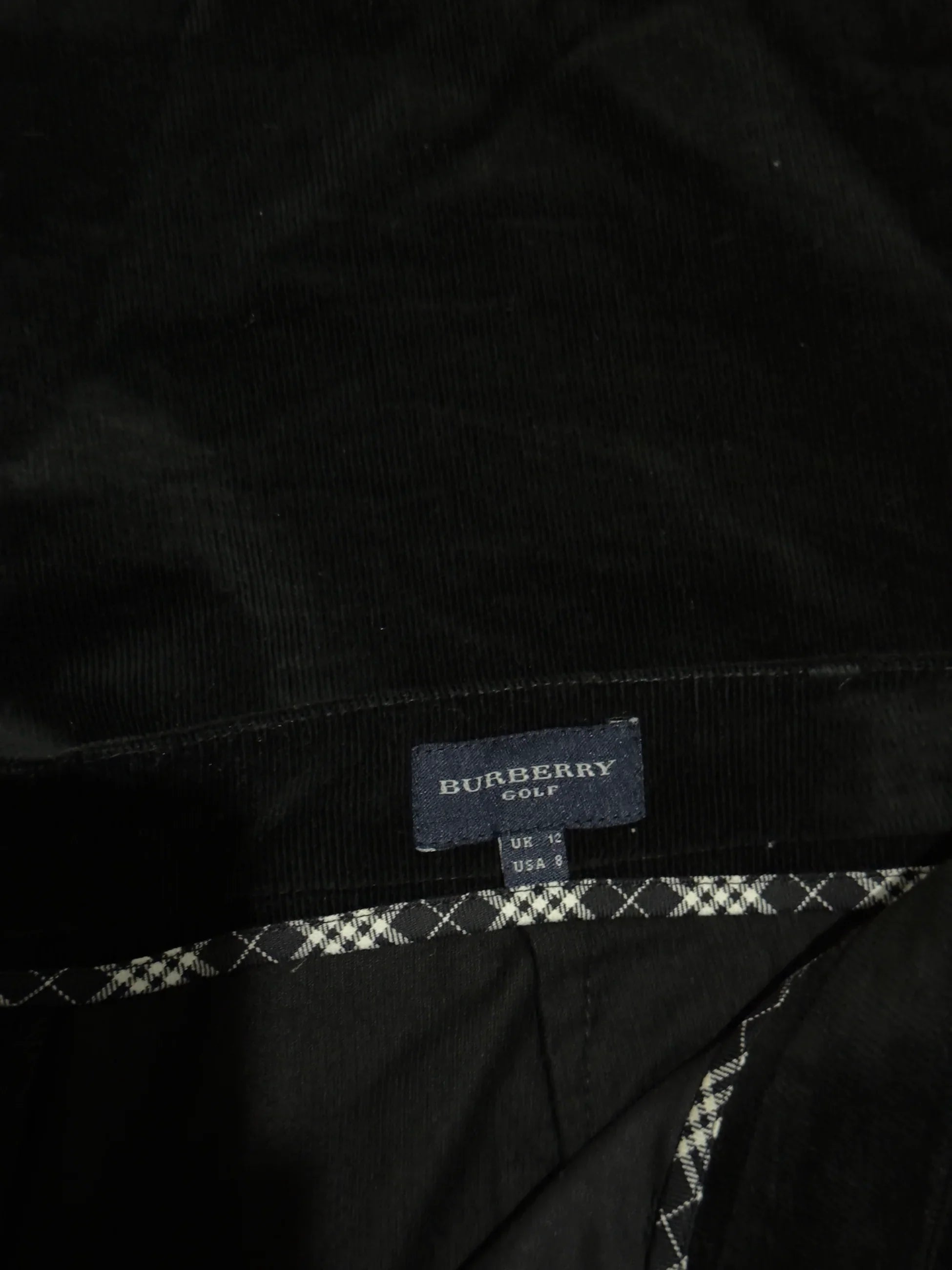 Burberry Golf Velvet Trousers