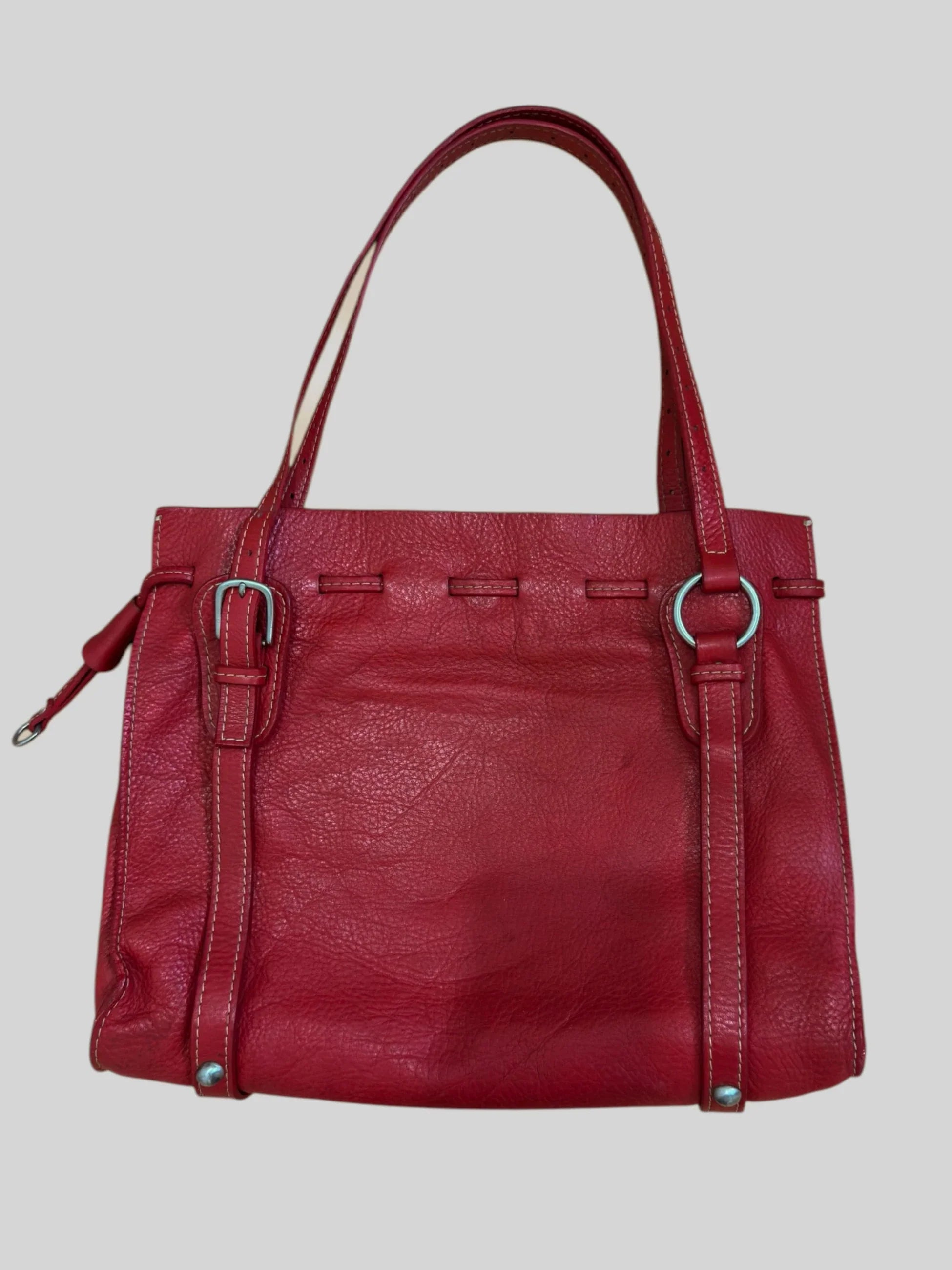 Miu Miu Red Tote Bag