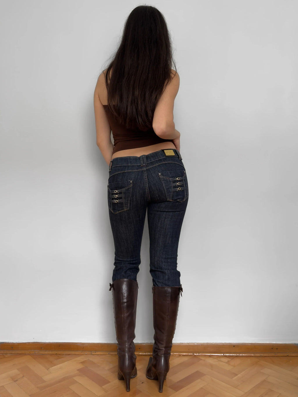 Miss Love Pocket-Detailed Trousers