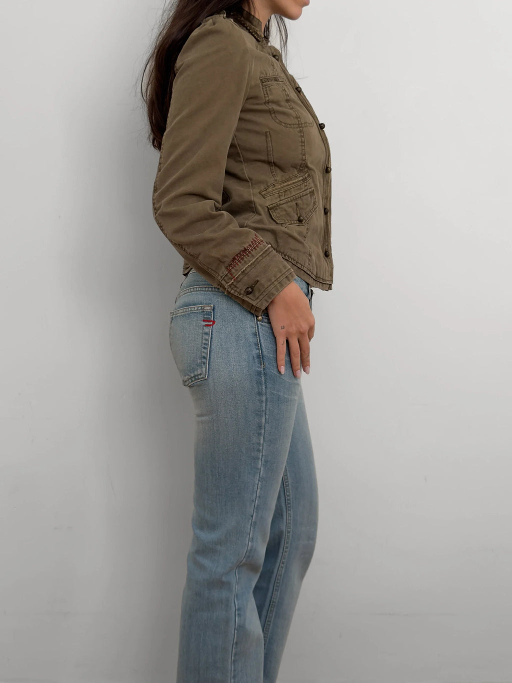 Khaki Military Jacket