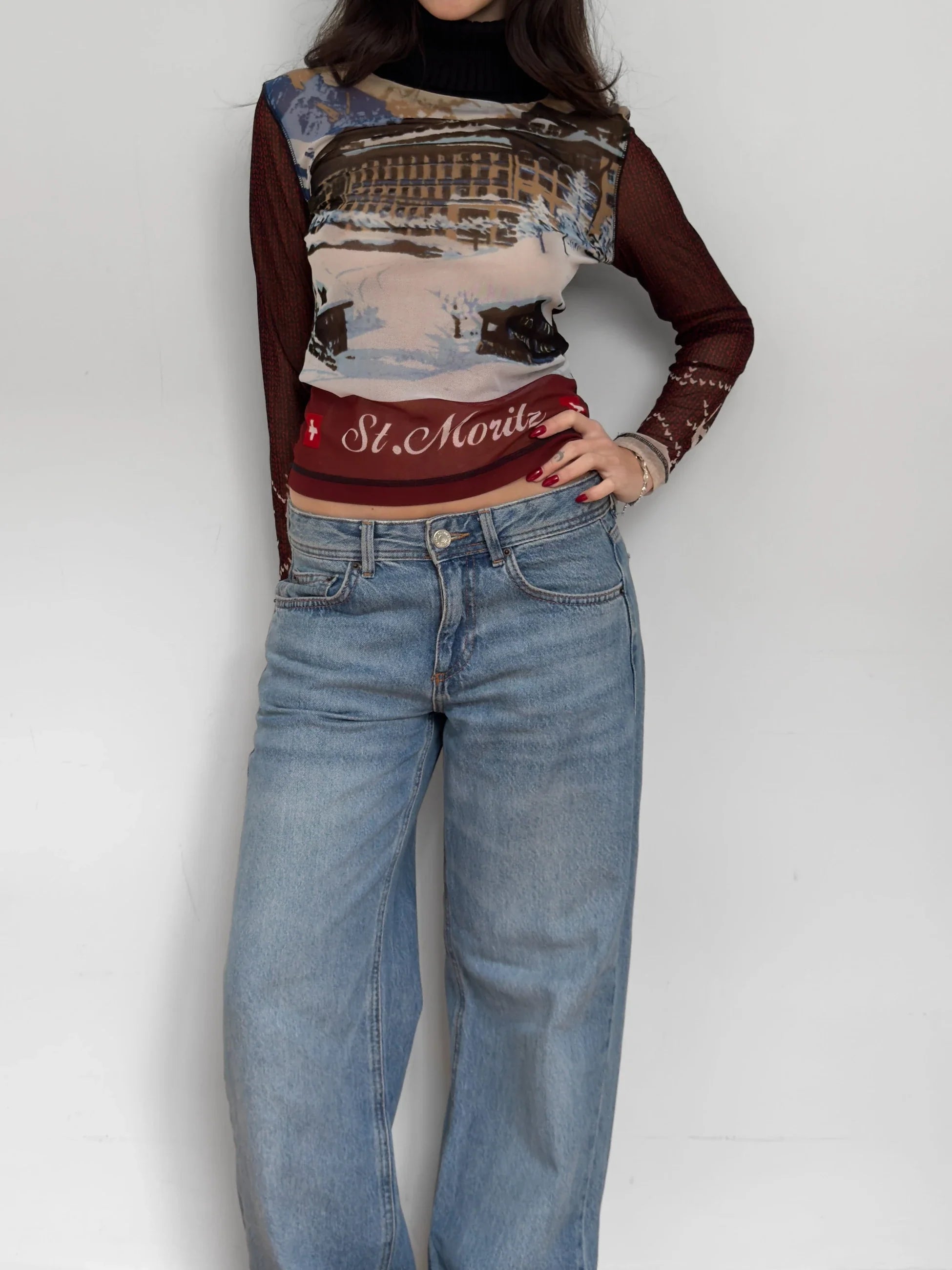 S. Oliver Tulle Sweater