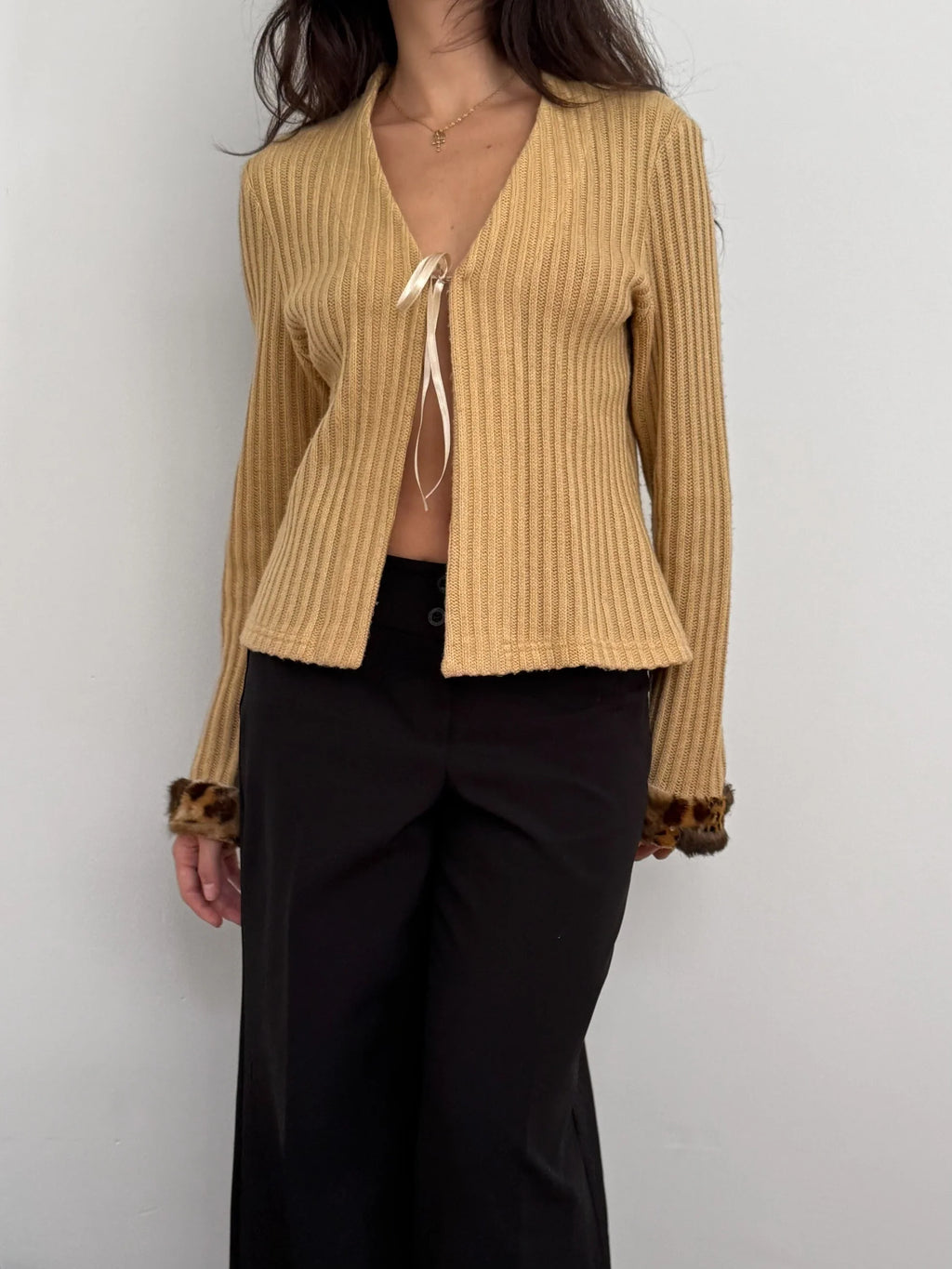 Sleeve-Detailed Cardigan