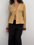 Sleeve-Detailed Cardigan