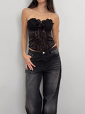 Lace Black Corset