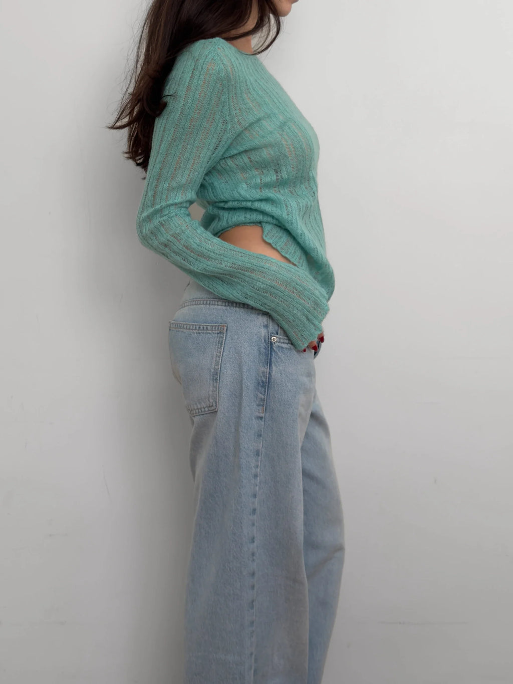 Killah Aqua Green Wool Sweater