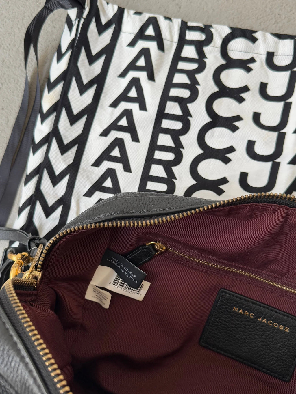 Marc Jacobs Black Leather Bag