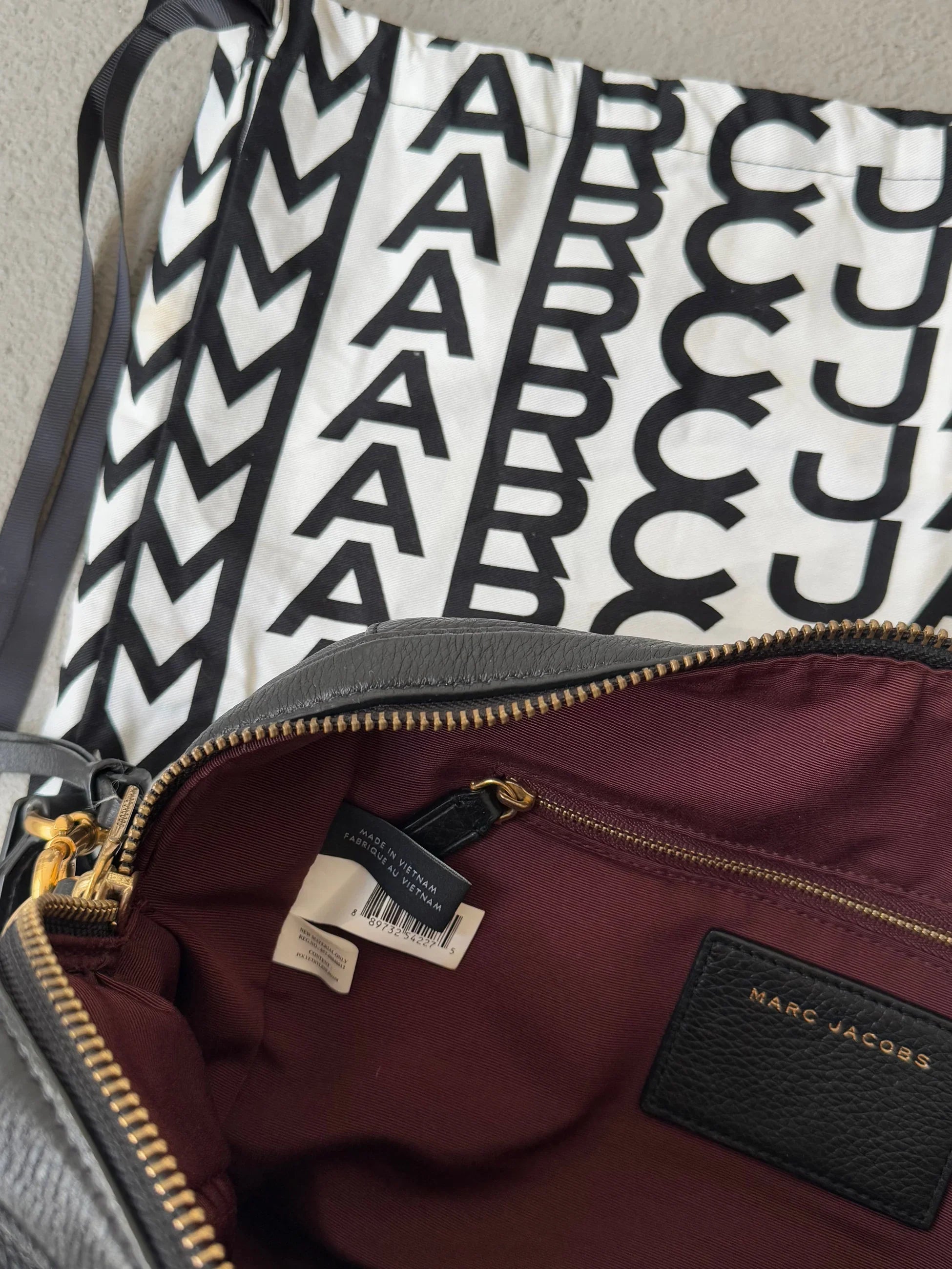 Marc Jacobs Black Leather Bag