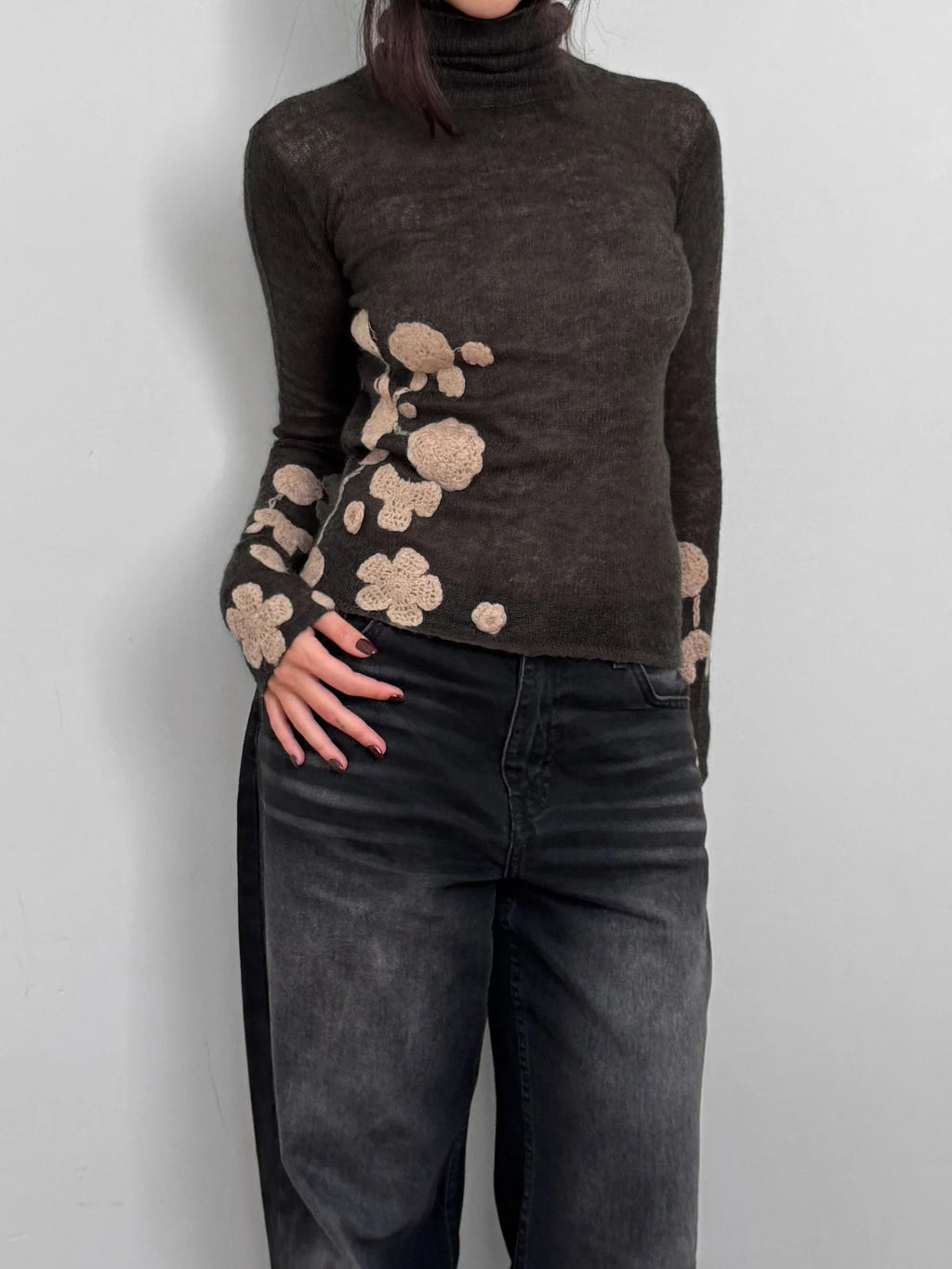 Green Mohair Sweater