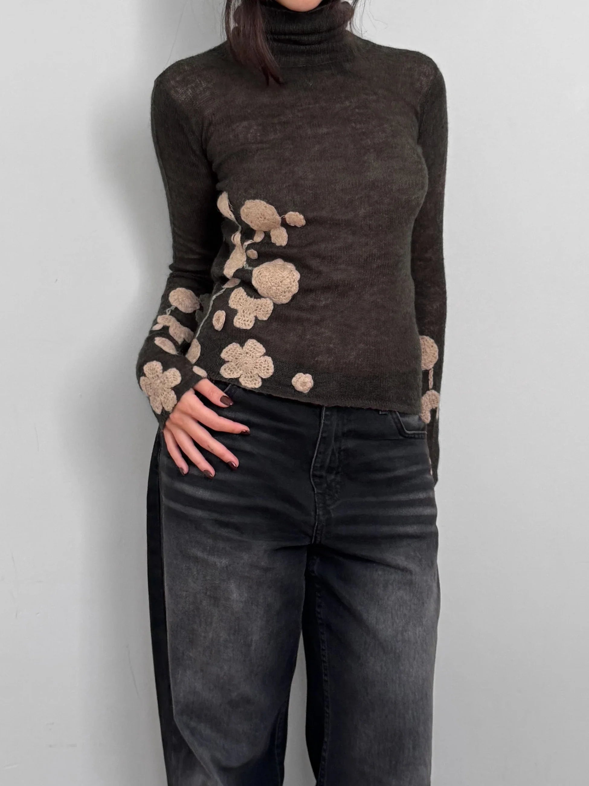 Green Mohair Sweater