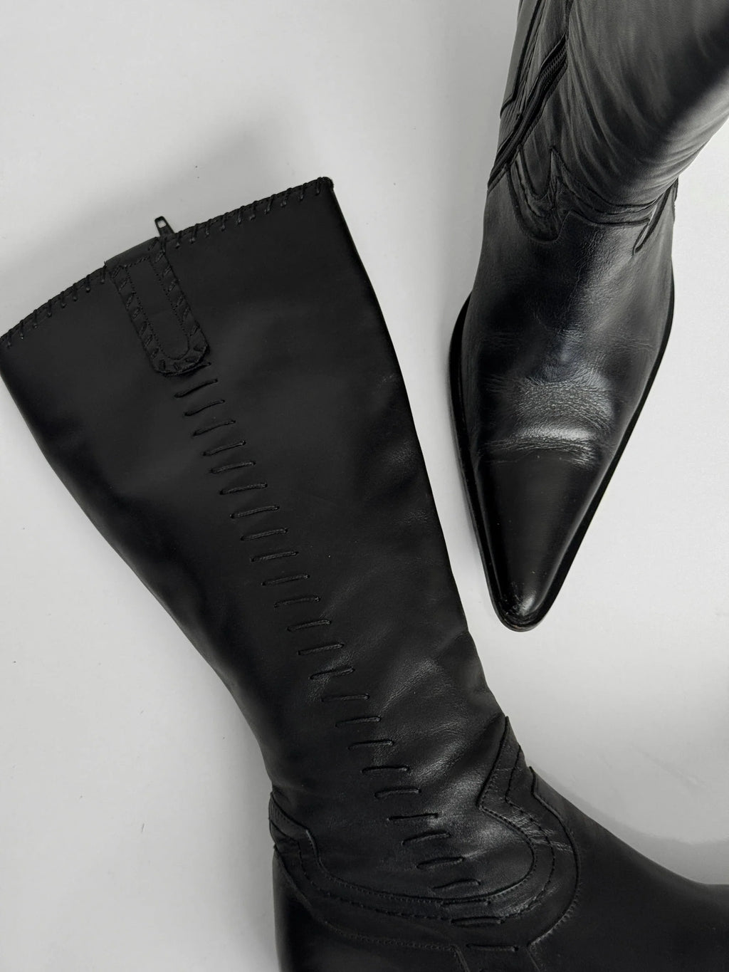 Black Leather Boots