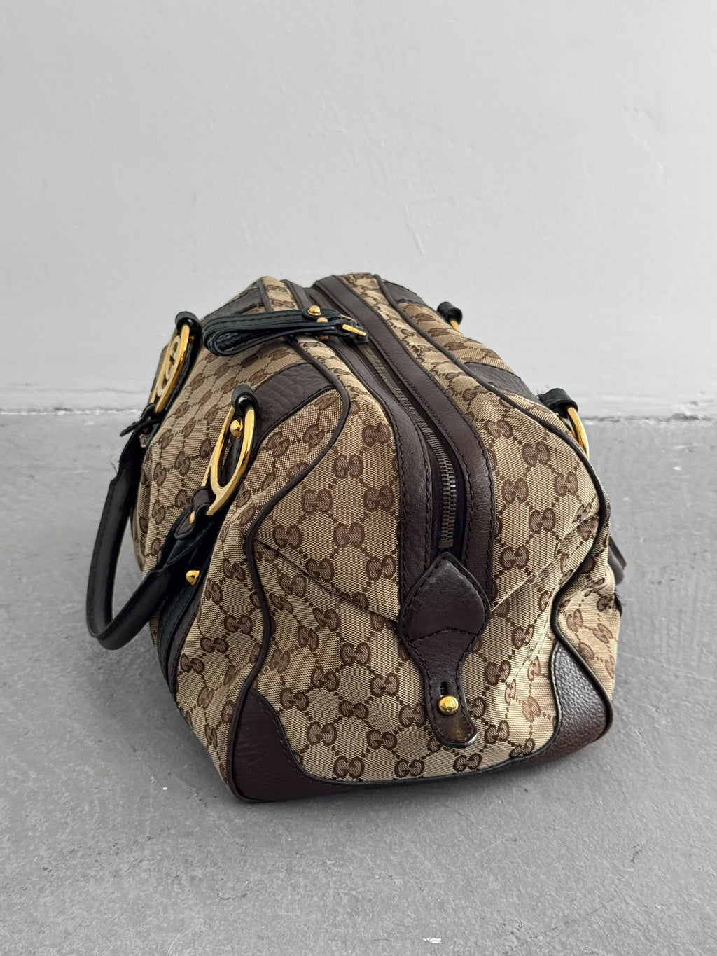 Gucci GG Canvas Boston Bag